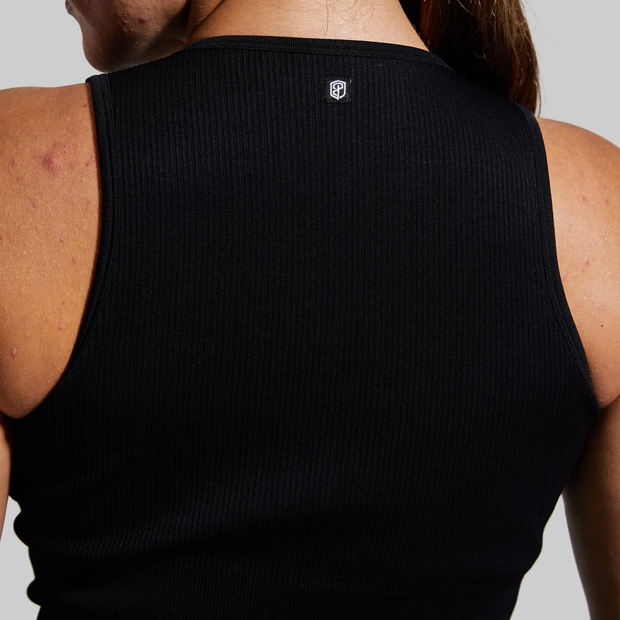 Good to Go Seamless Crop Tank (Black) sold by Born Primitive product image thumbnail 3