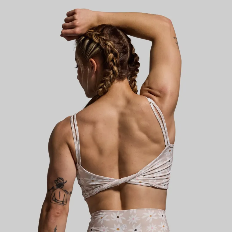 Don't Get It Twisted Sports Bra (Daisy) sold by Born Primitive