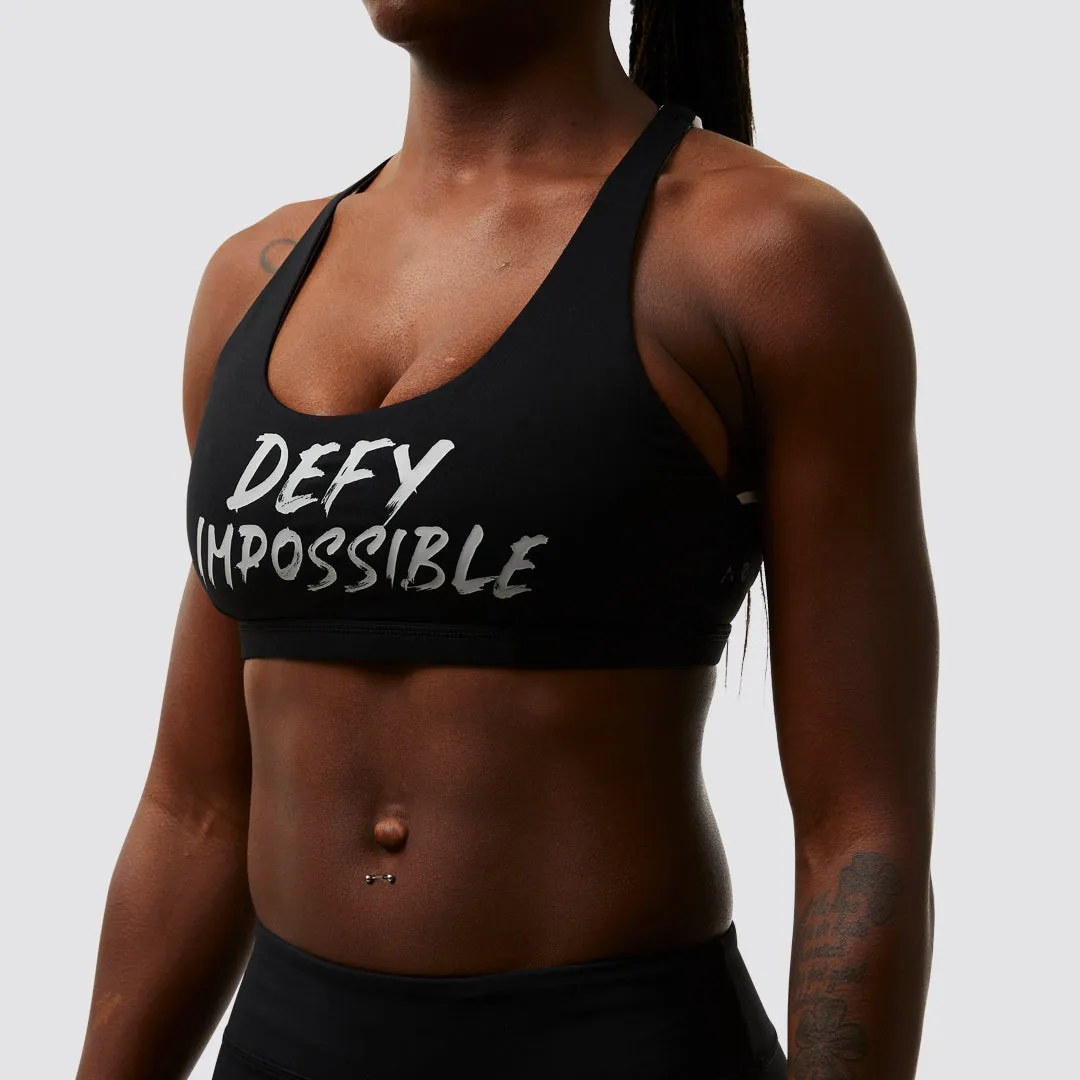 Vitality Sports Bra (ATF-Defy Impossible) sold by Born Primitive