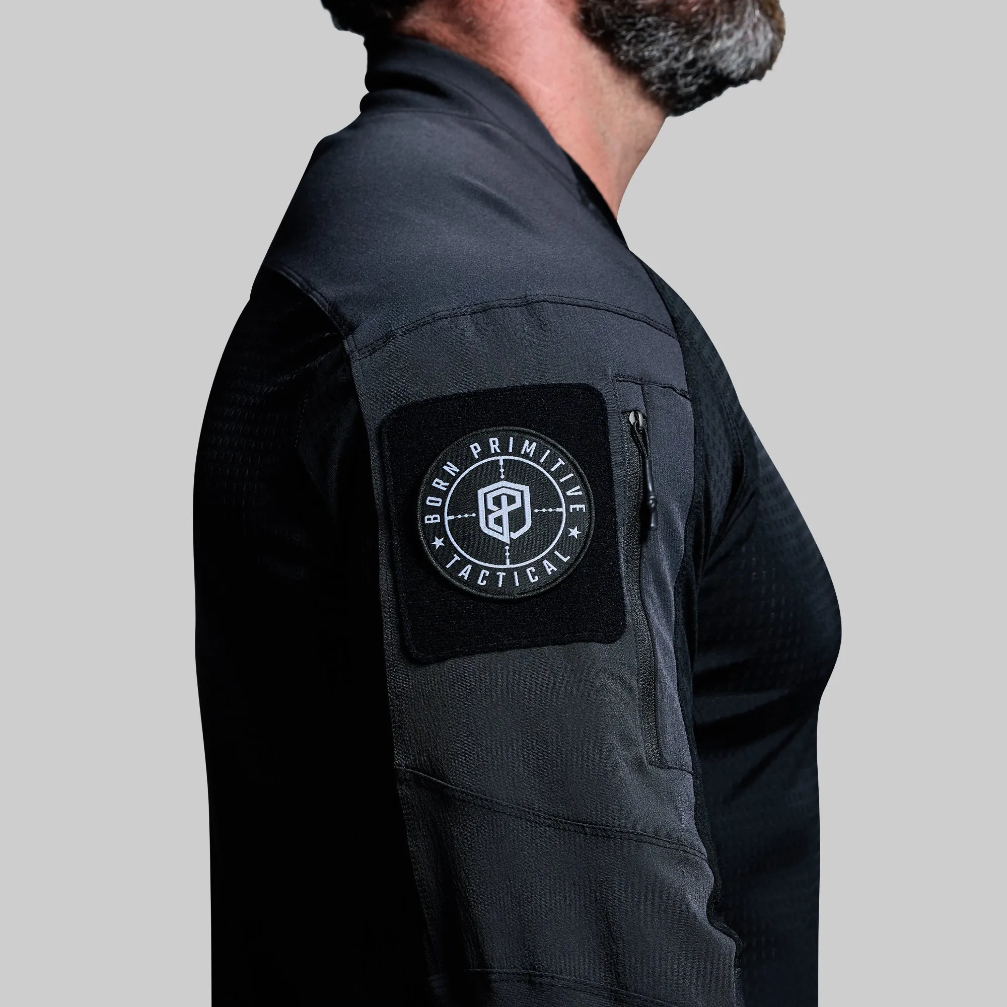 Long Sleeve Op Top Pro (Black) sold by Born Primitive product image thumbnail 4