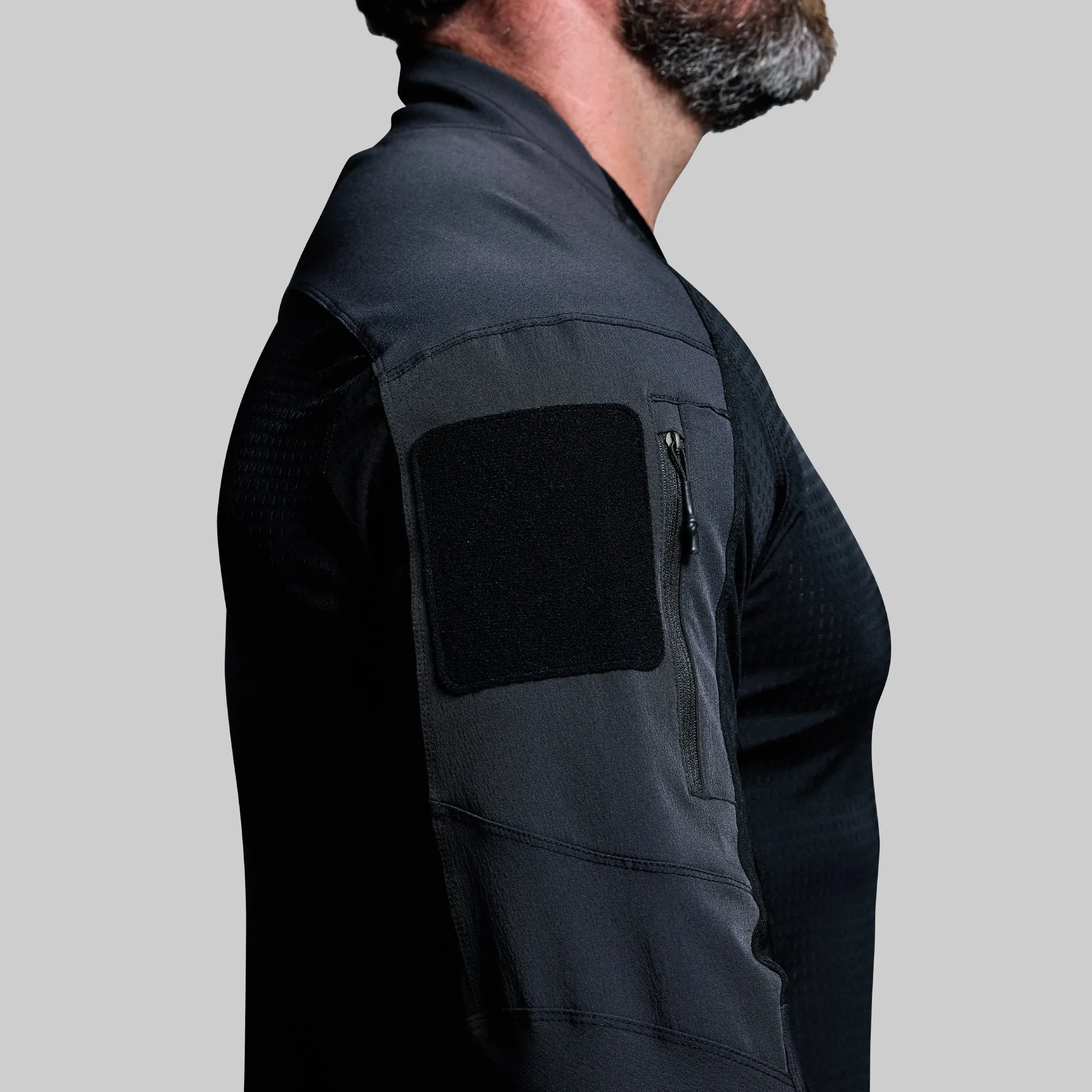 Long Sleeve Op Top Pro (Black) sold by Born Primitive product image thumbnail 3