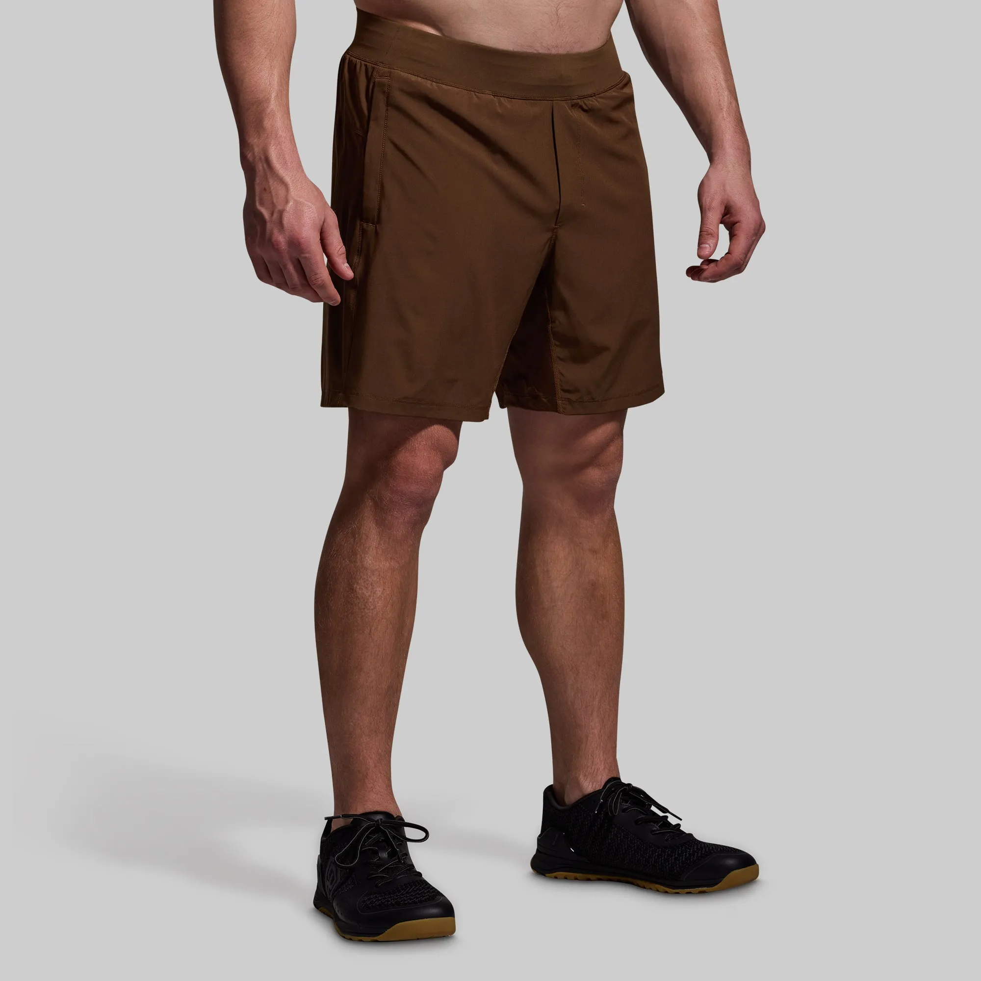 Versatile Short w/ Compression 7" (Tobacco) sold by Born Primitive