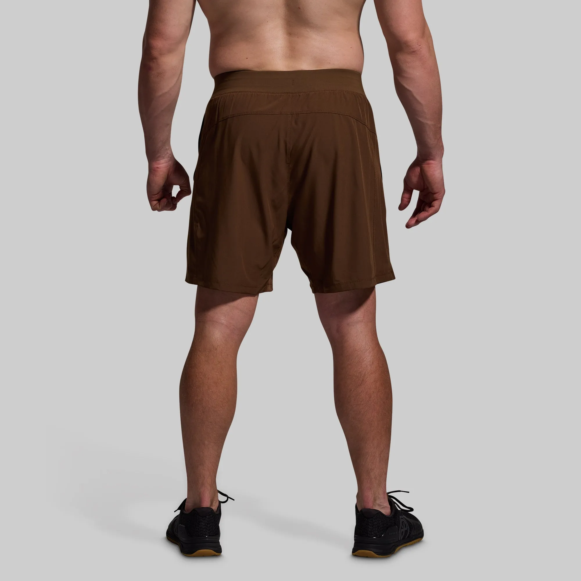 Versatile Short w/ Compression 7" (Tobacco) sold by Born Primitive product image thumbnail 2
