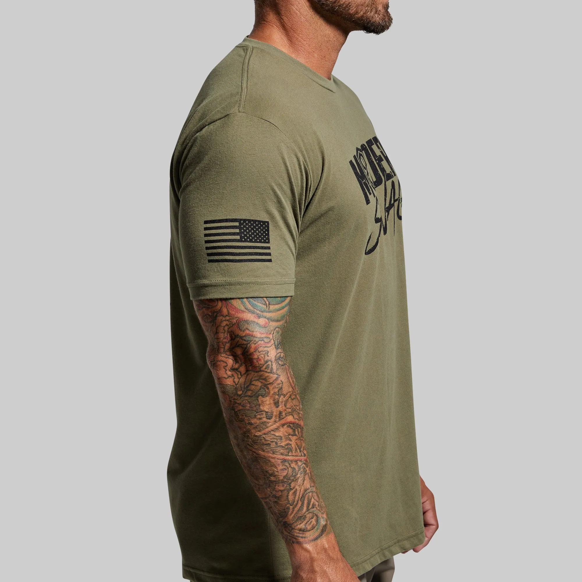 Modern Savage T-Shirt (Military Green) sold by Born Primitive product image thumbnail 3