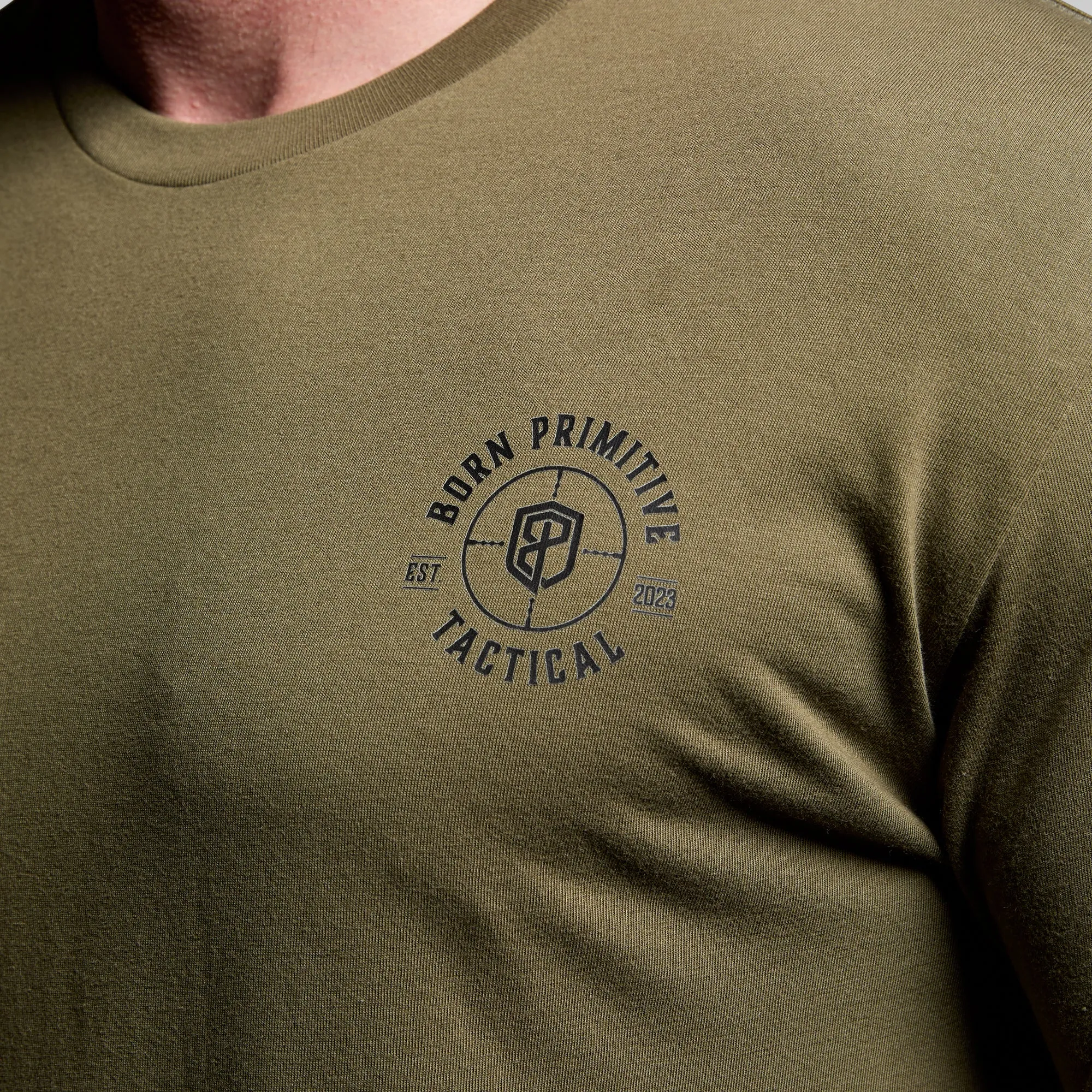 Tactical Skull Tee (Tactical Green) sold by Born Primitive product image thumbnail 5