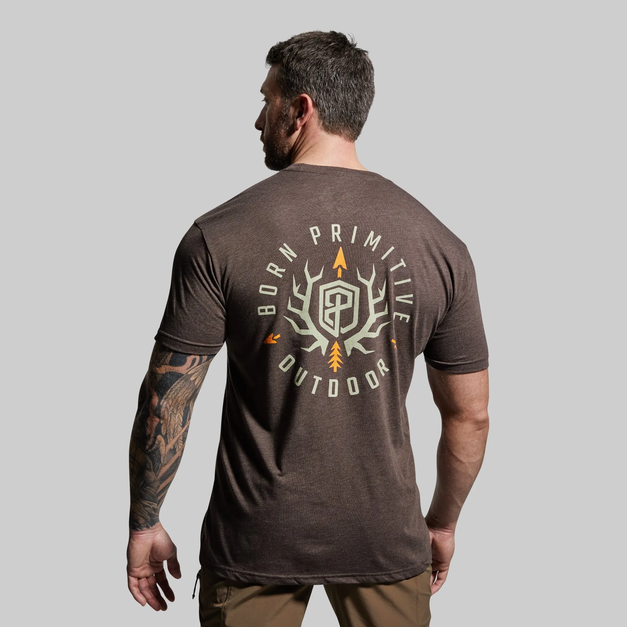 Outdoor Emblem Tee (Chestnut) sold by Born Primitive product image thumbnail 3