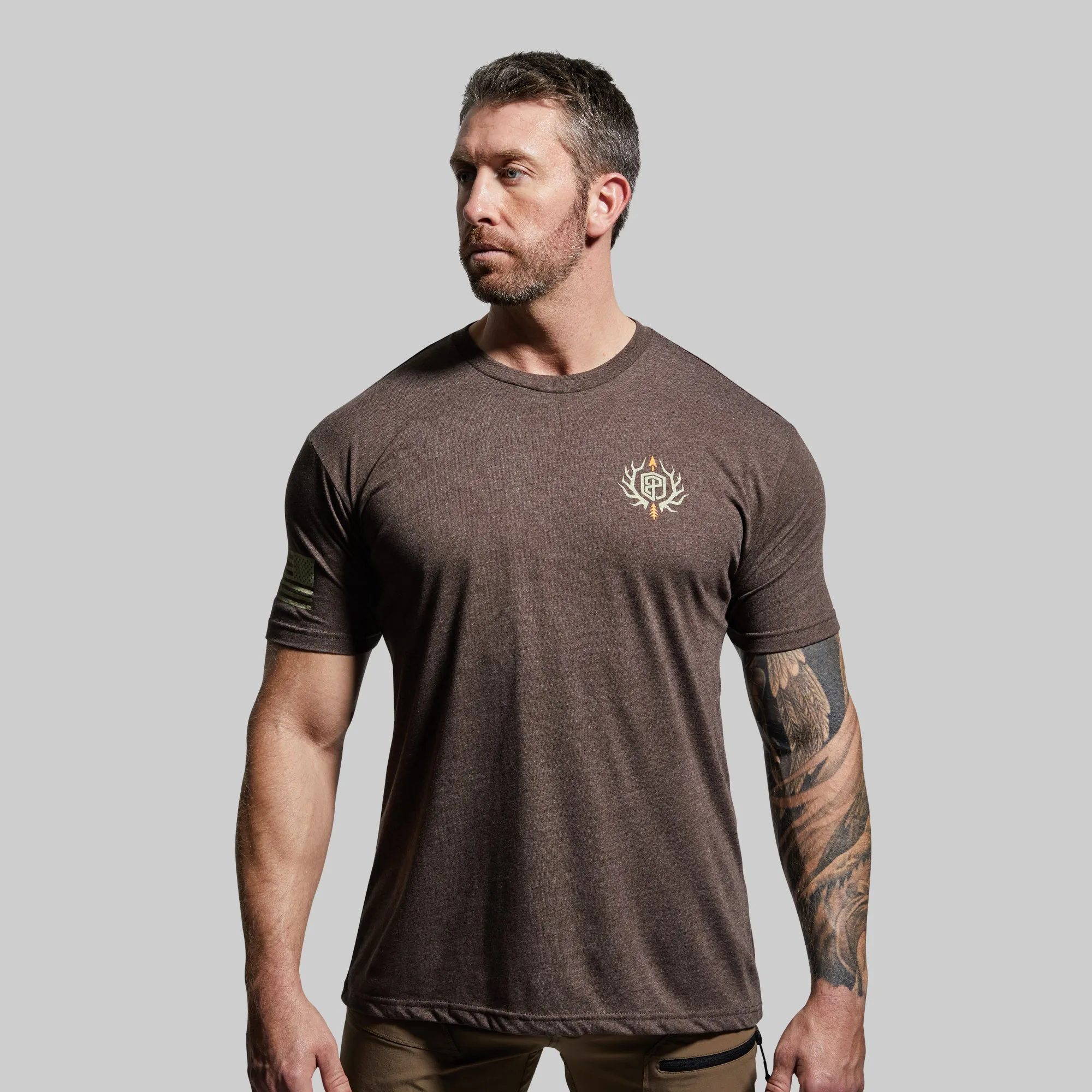 Outdoor Emblem Tee (Chestnut) sold by Born Primitive product image thumbnail 2