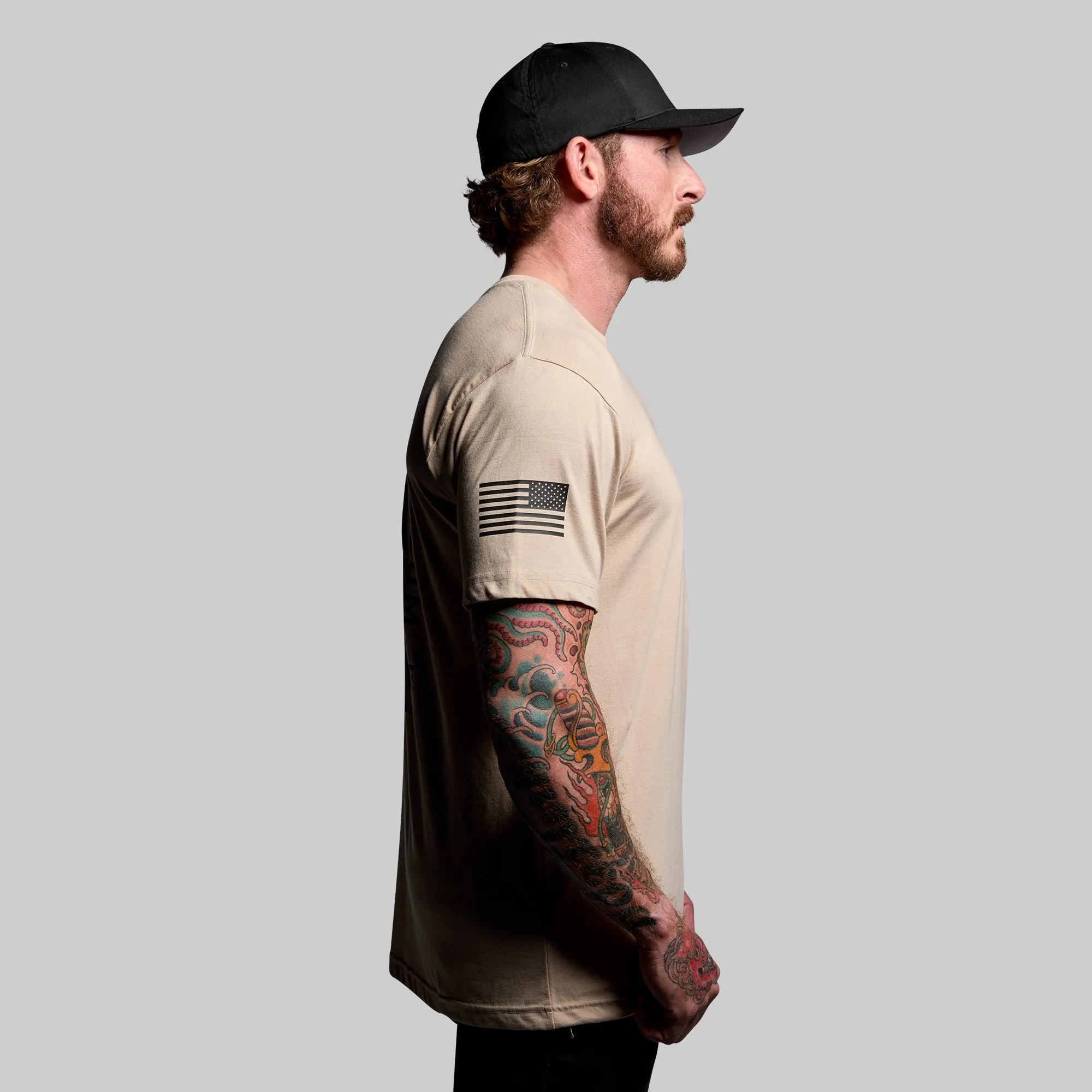 Tactical Skull Tee (Tan) sold by Born Primitive product image thumbnail 4