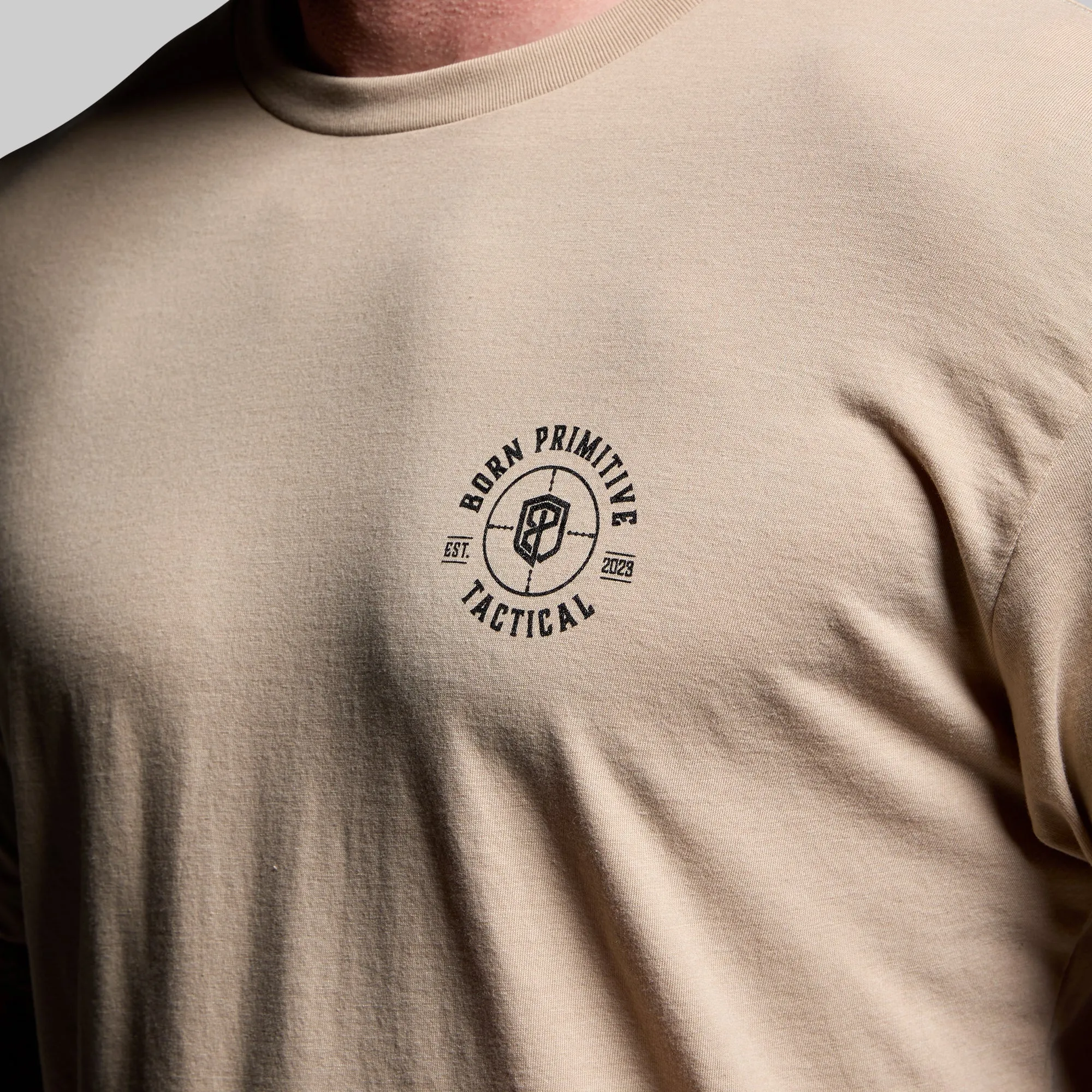 Tactical Skull Tee (Tan) sold by Born Primitive product image thumbnail 5