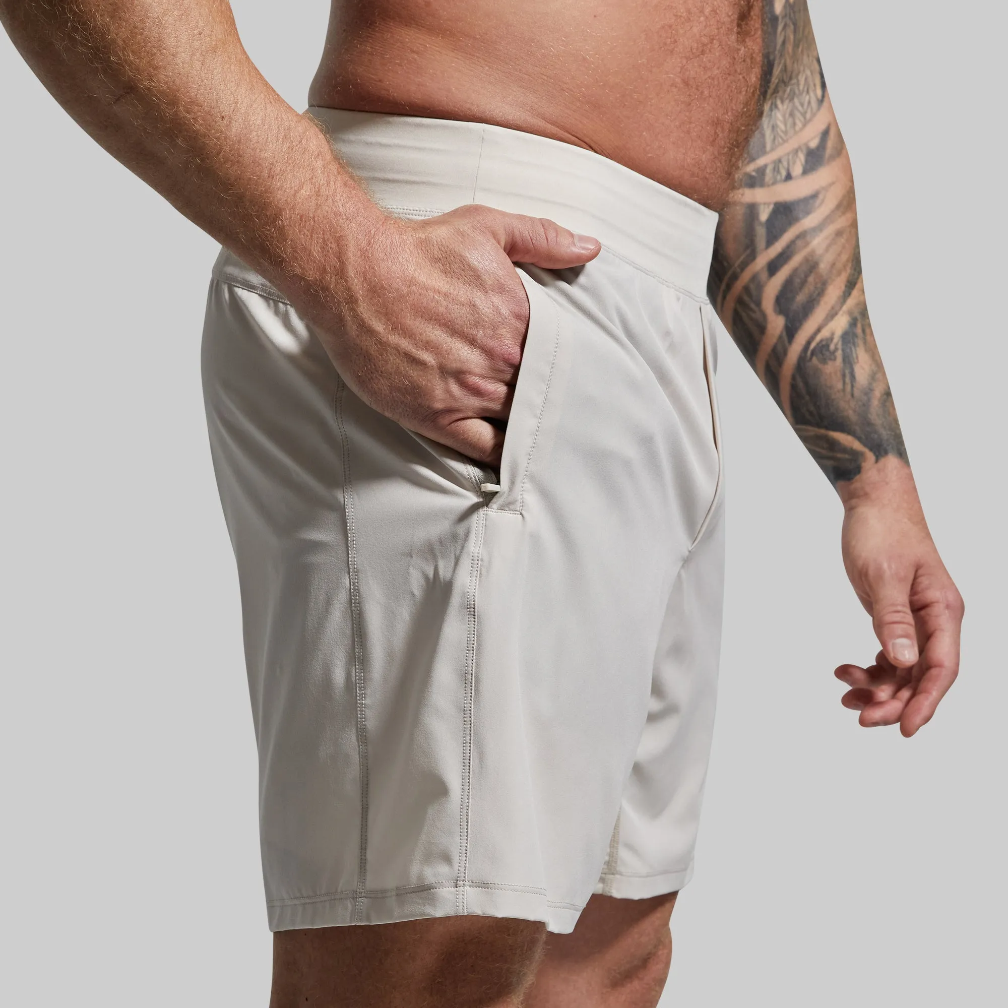 Versatile Short w/ Compression 7" (Sand) sold by Born Primitive product image thumbnail 4