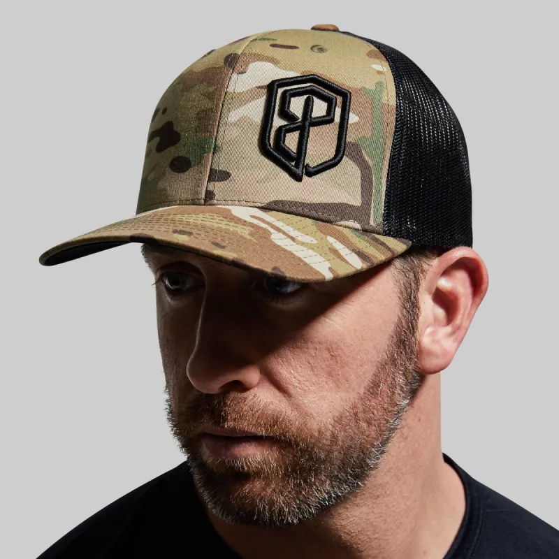 Born Primitive Trucker Hat (Multicam) sold by Born Primitive
