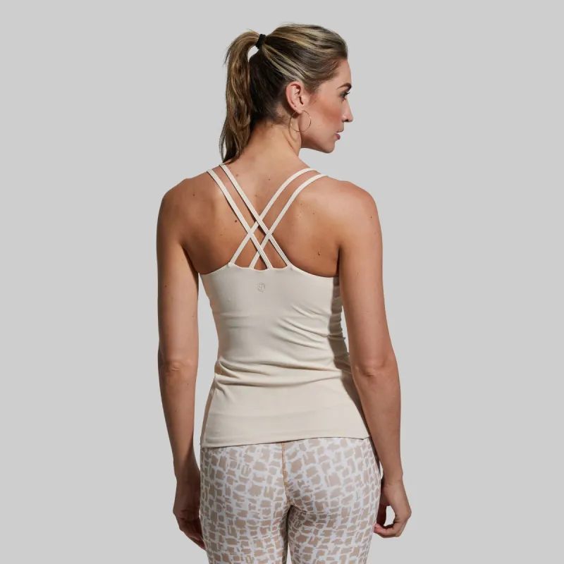Effortless Tank (Creme) sold by Born Primitive