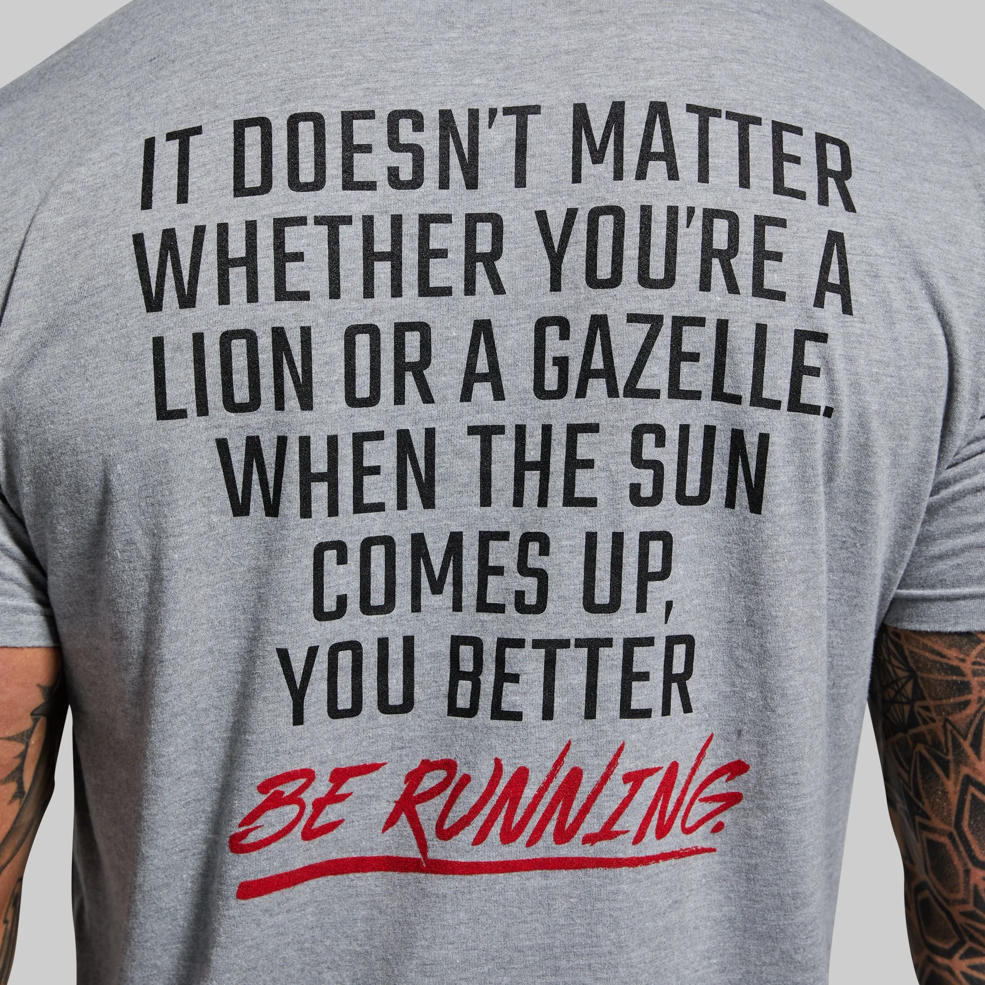 Modern Savage T-Shirt (Dark Heather Grey) sold by Born Primitive product image thumbnail 3