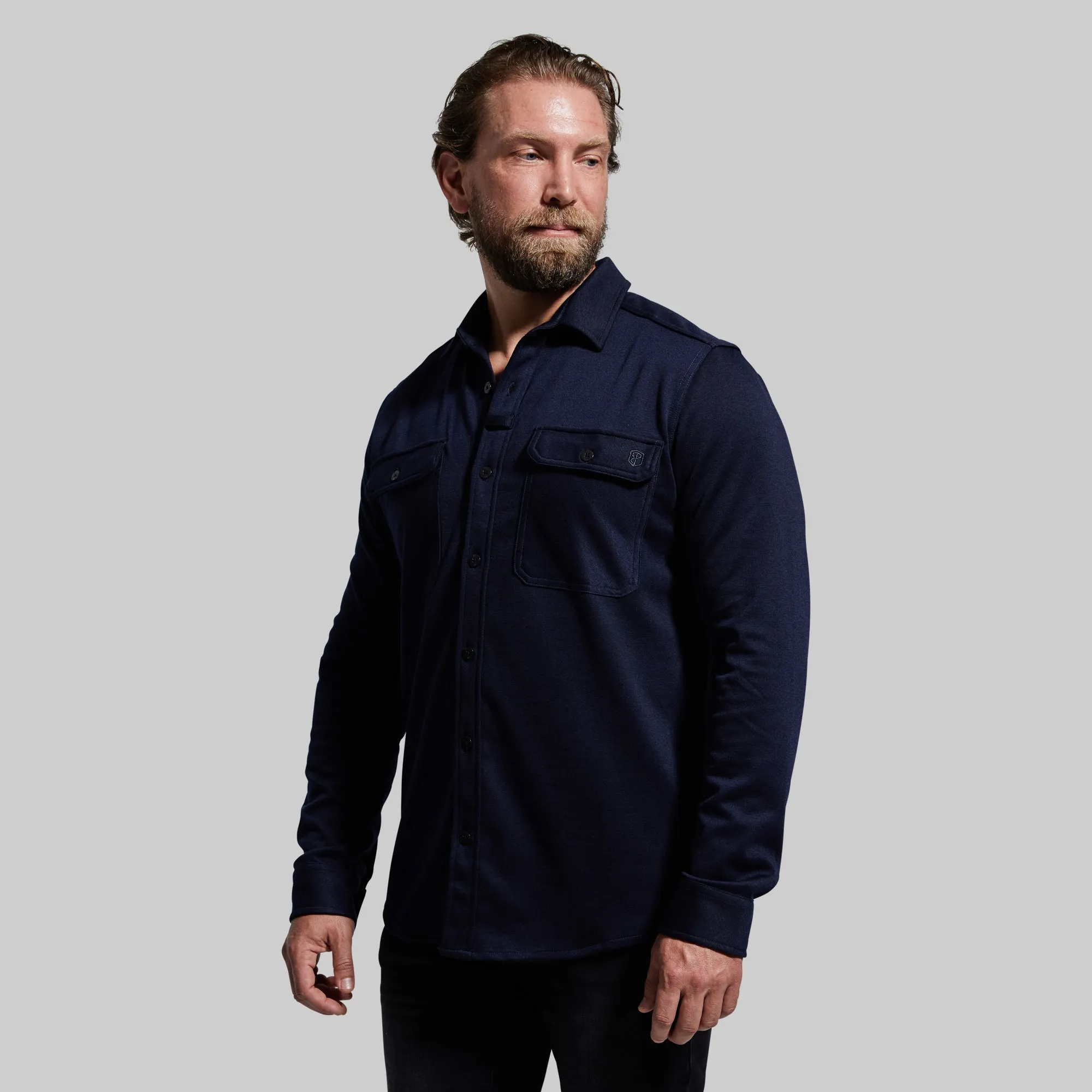 Woodsman Stretchy Flannel (Navy) sold by Born Primitive product image thumbnail 2