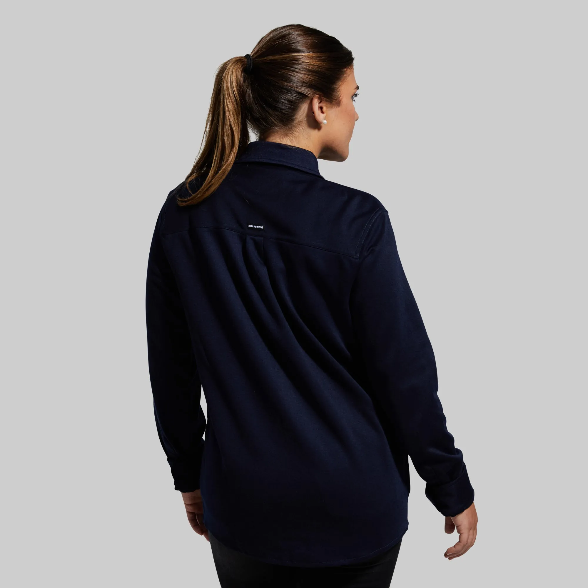 Woodsman Stretchy Flannel (Navy) sold by Born Primitive product image thumbnail 5