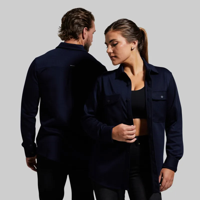 Woodsman Stretchy Flannel (Navy) sold by Born Primitive