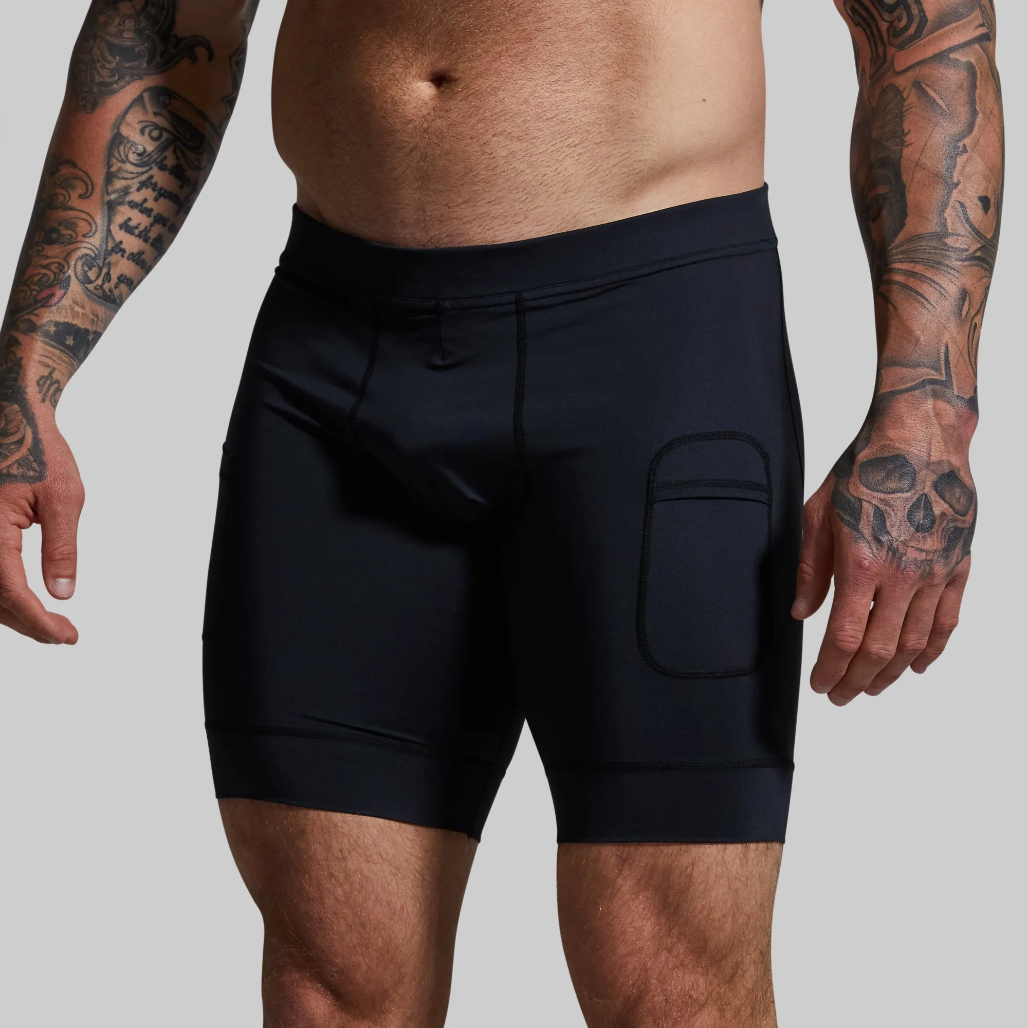 Men's Compression Short (Black) sold by Born Primitive product image thumbnail 5