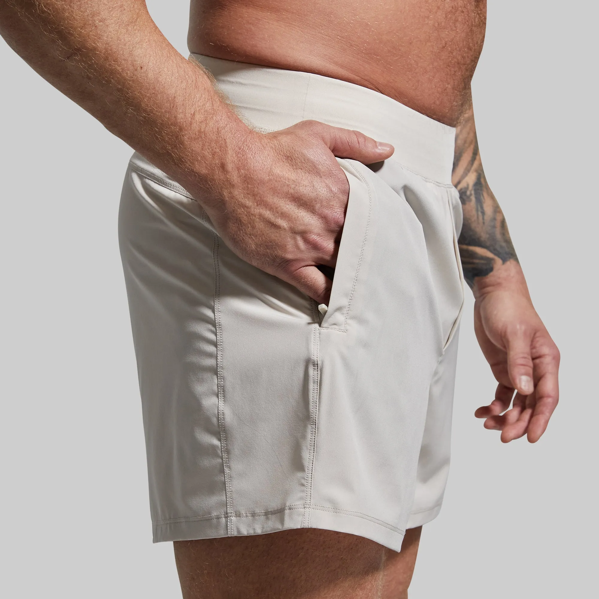 Versatile Short w/ Compression 5" (Sand) sold by Born Primitive product image thumbnail 4