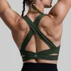 Double Cross Sports Bra (Tactical Green) sold by Born Primitive