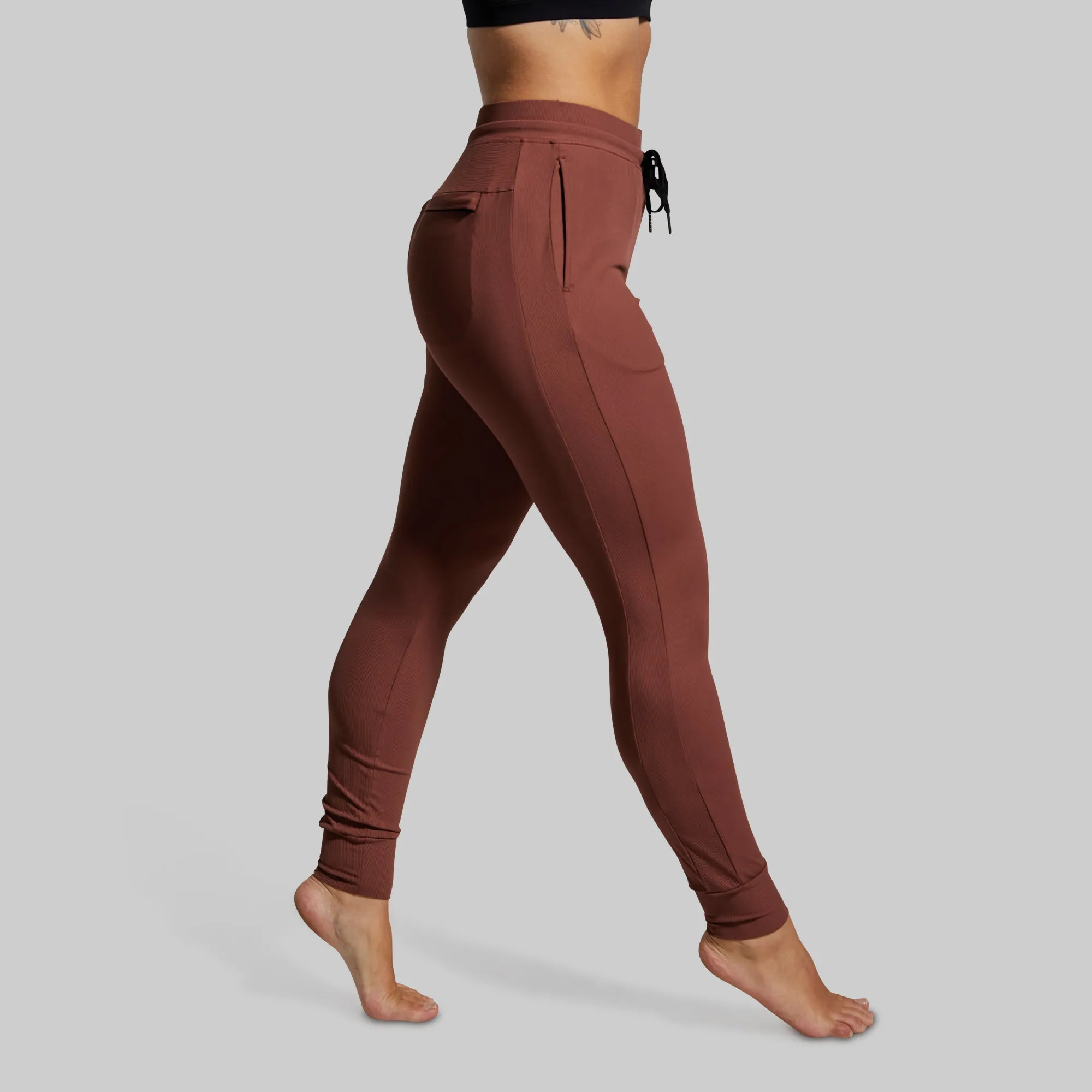 Women's Recovery Jogger (Rust) sold by Born Primitive product image thumbnail 2