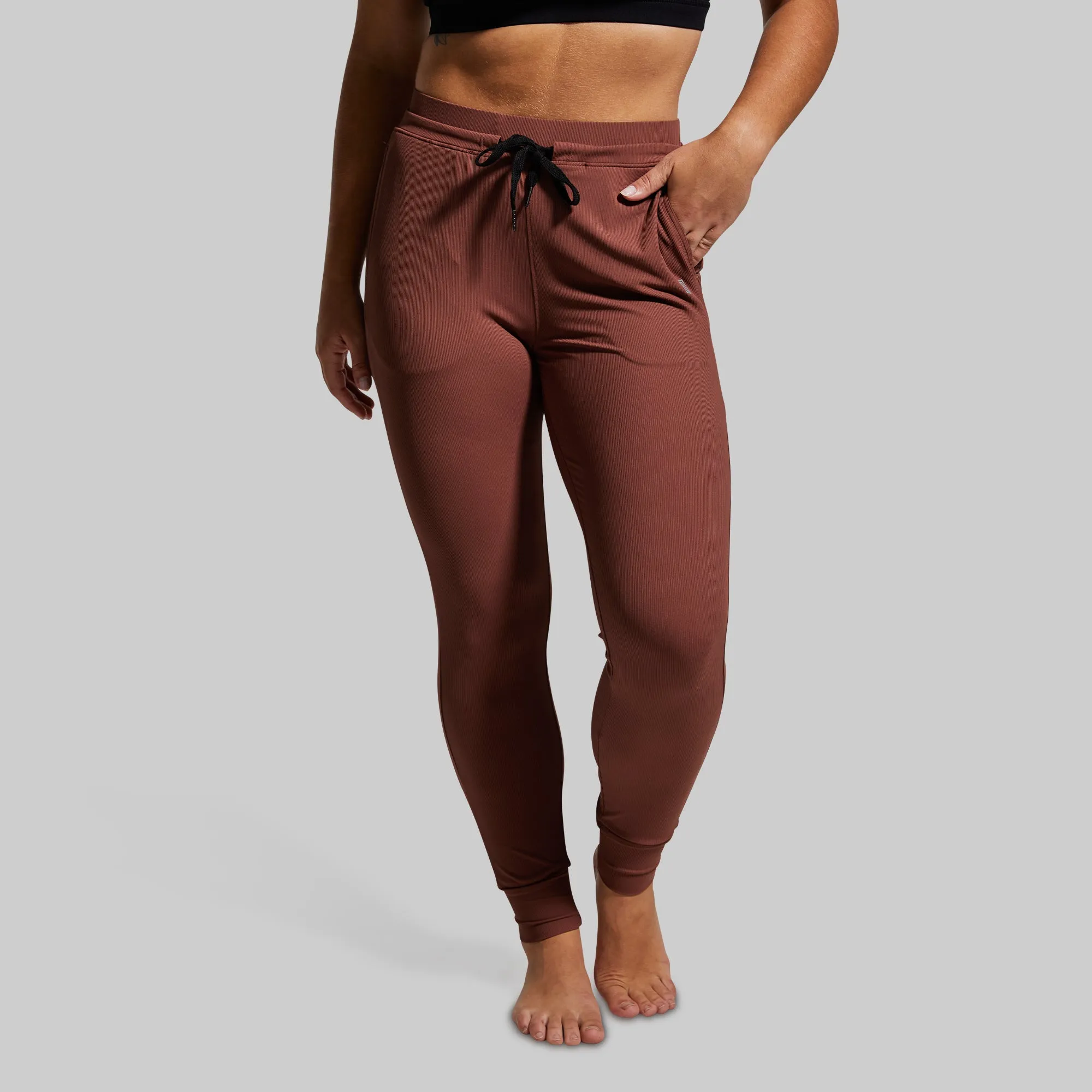 Women's Recovery Jogger (Rust) sold by Born Primitive