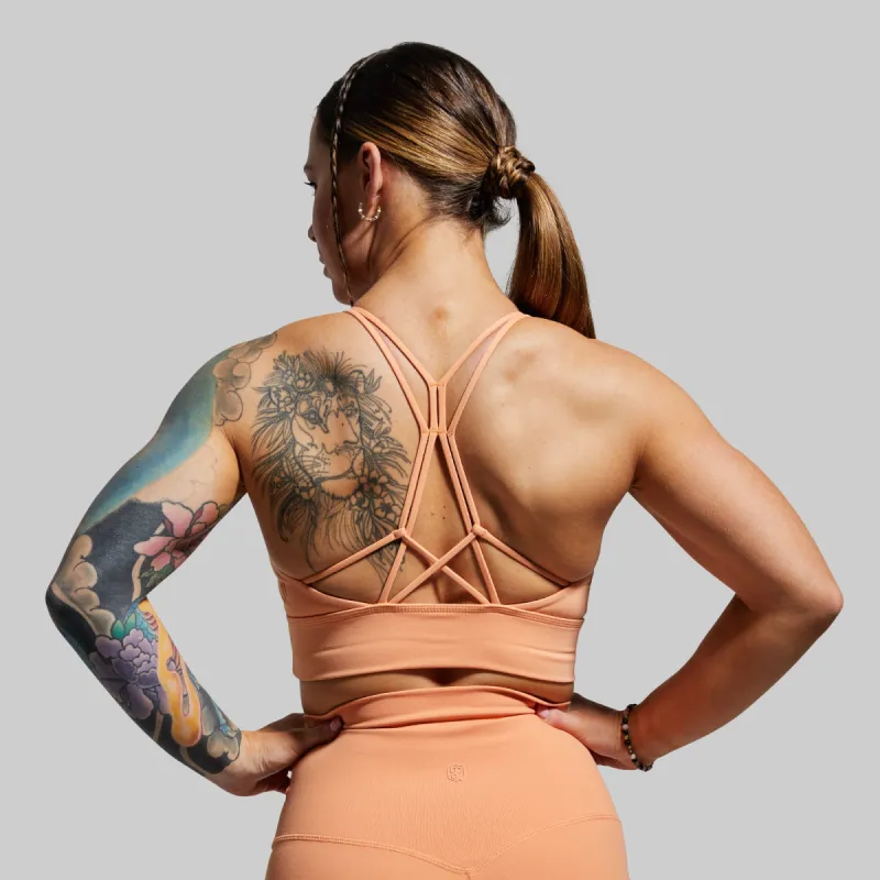 Untamed Sports Bra (Coral Sands) sold by Born Primitive