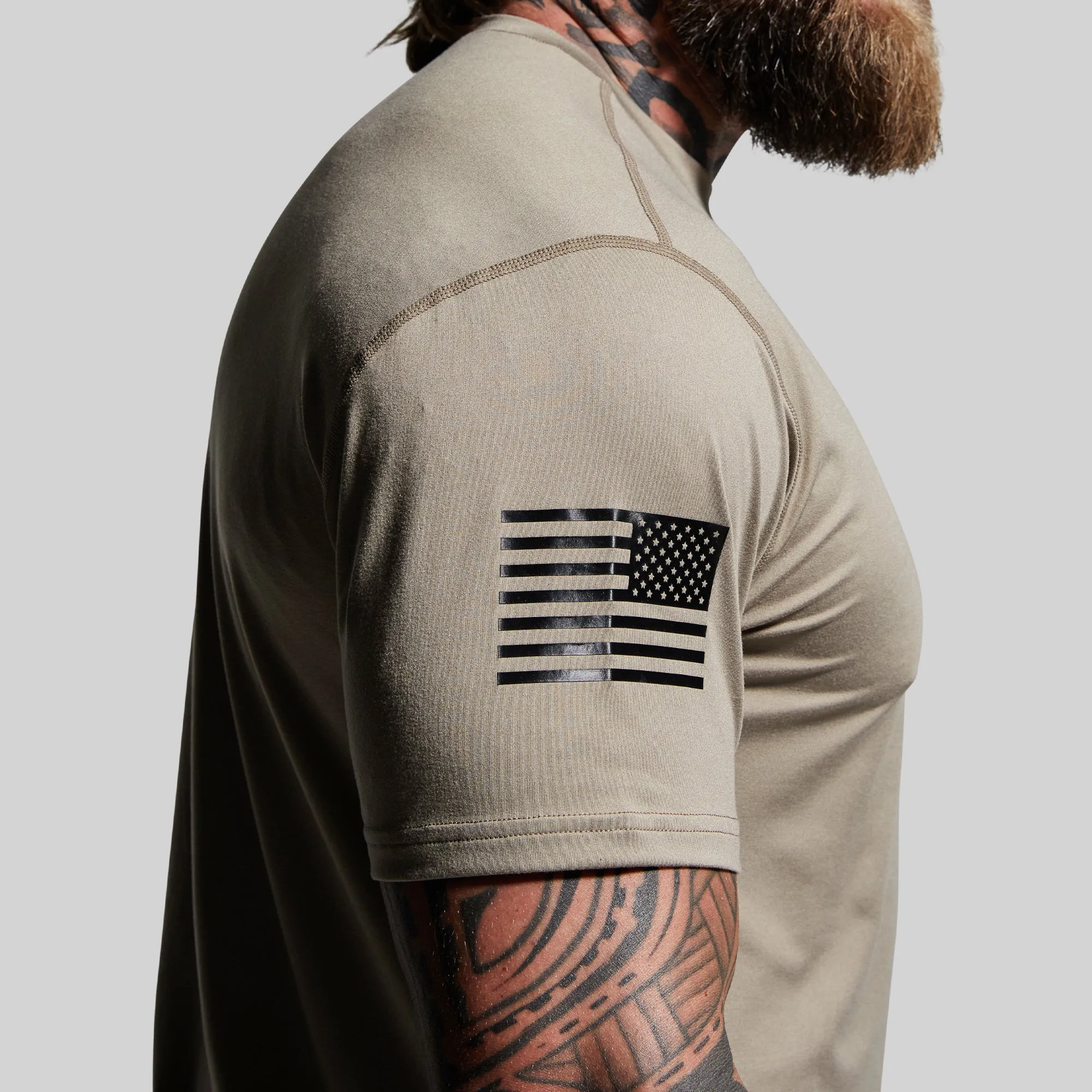 Range Shirt (Desert Tan-Flag) sold by Born Primitive product image thumbnail 2