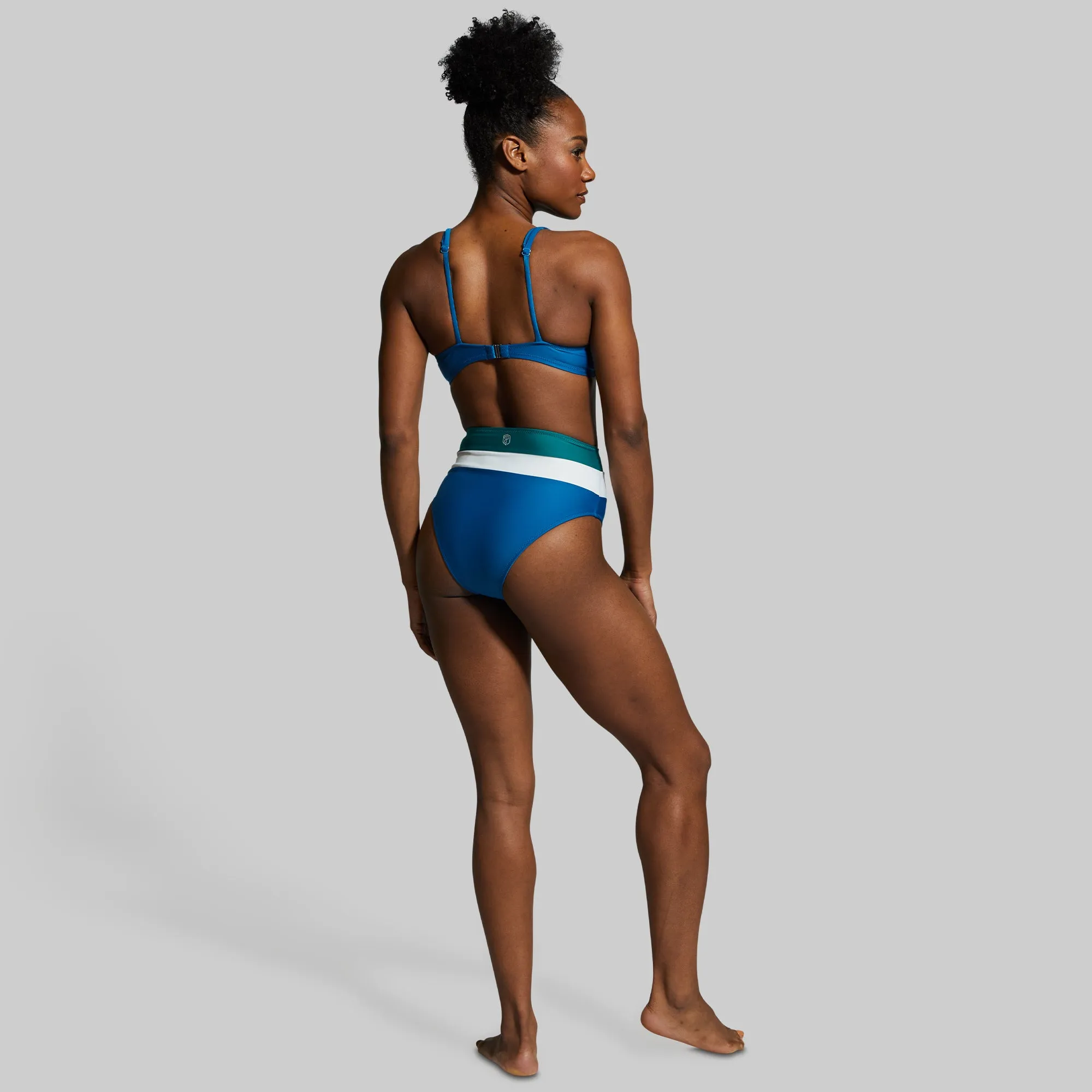 High Tide Bikini Bottom (Seaport/Emerald) sold by Born Primitive product image thumbnail 4