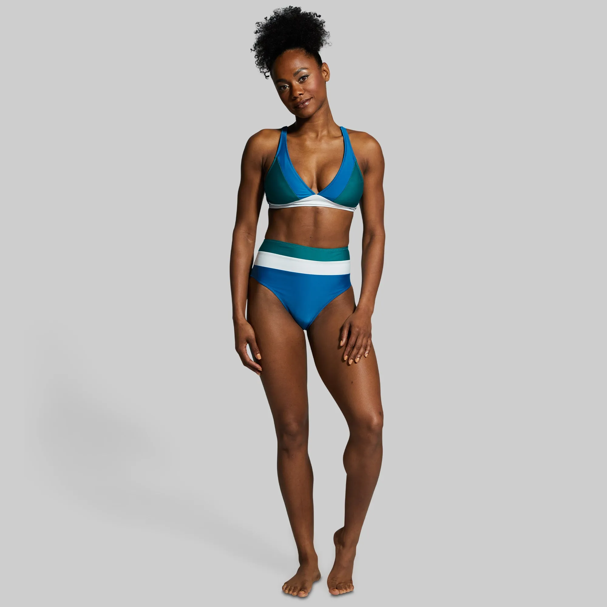 High Tide Bikini Bottom (Seaport/Emerald) sold by Born Primitive product image thumbnail 3