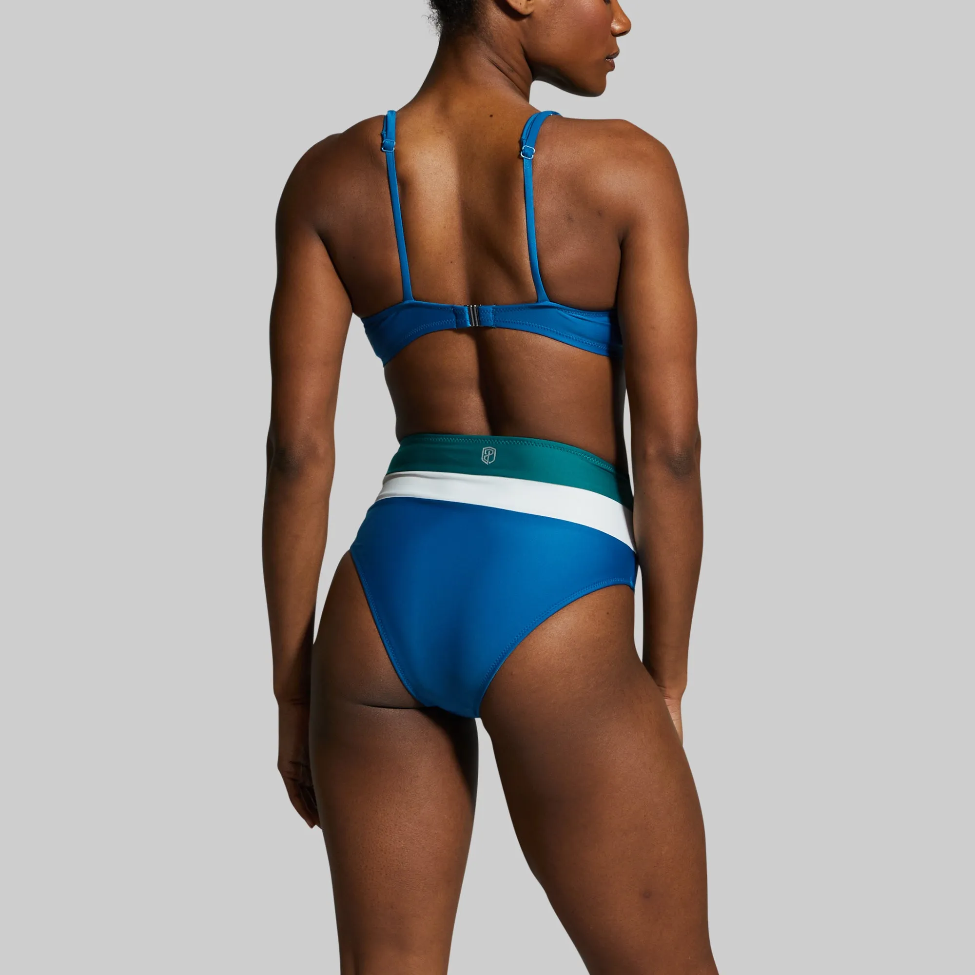 High Tide Bikini Bottom (Seaport/Emerald) sold by Born Primitive