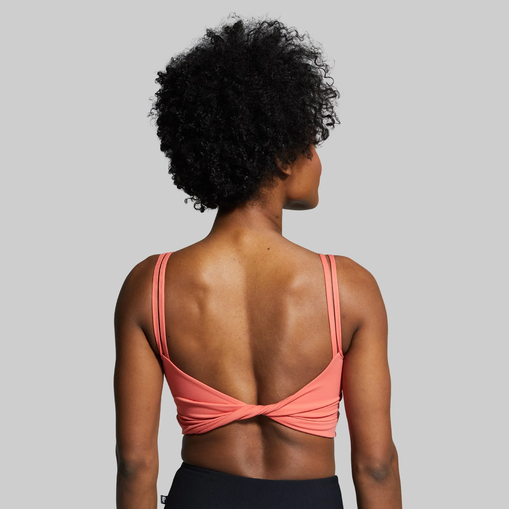 Don't Get It Twisted Sports Bra (Spiced Coral) sold by Born Primitive