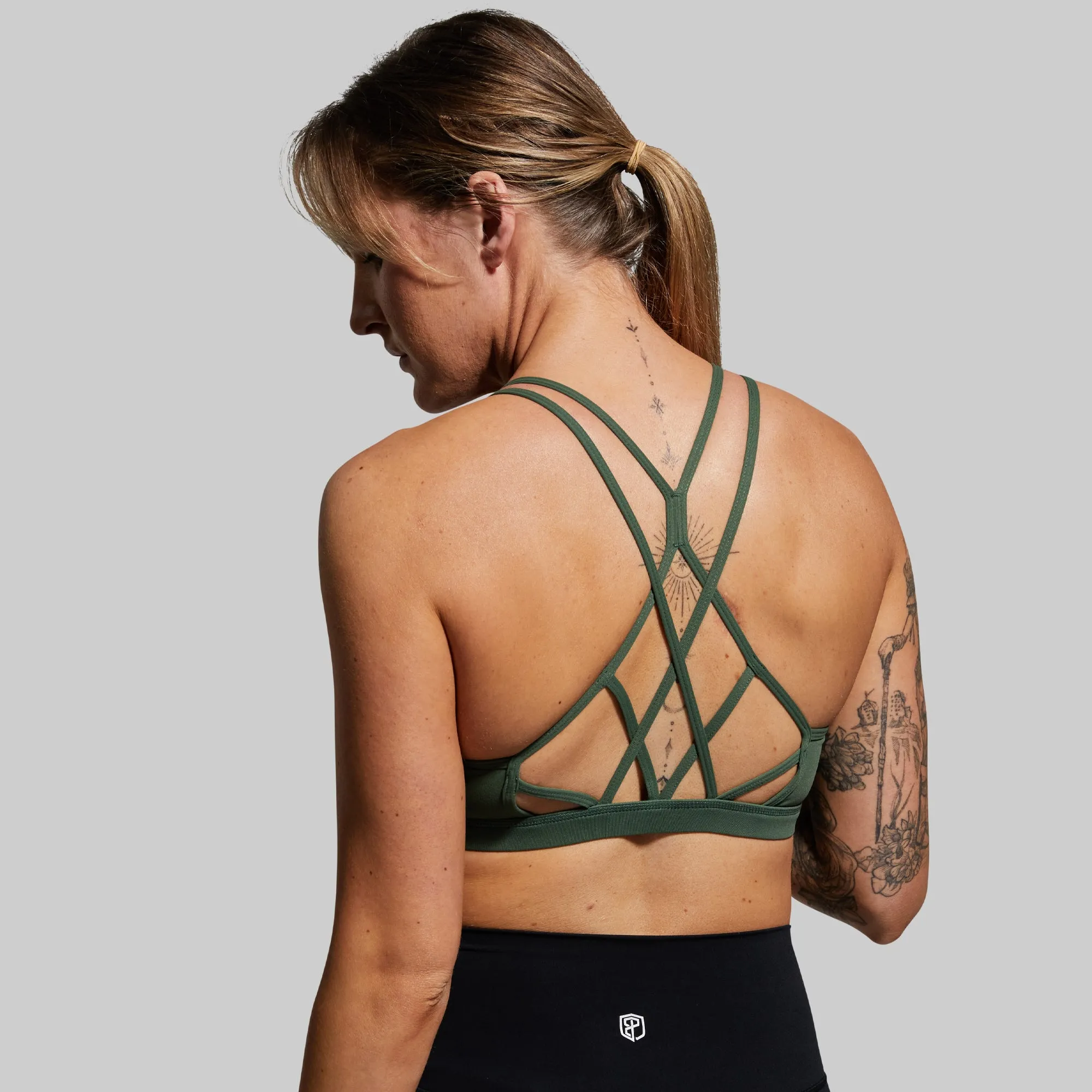 Warrior Original Sports Bra (Brand Strength-Forest Green) sold by Born Primitive product image thumbnail 3