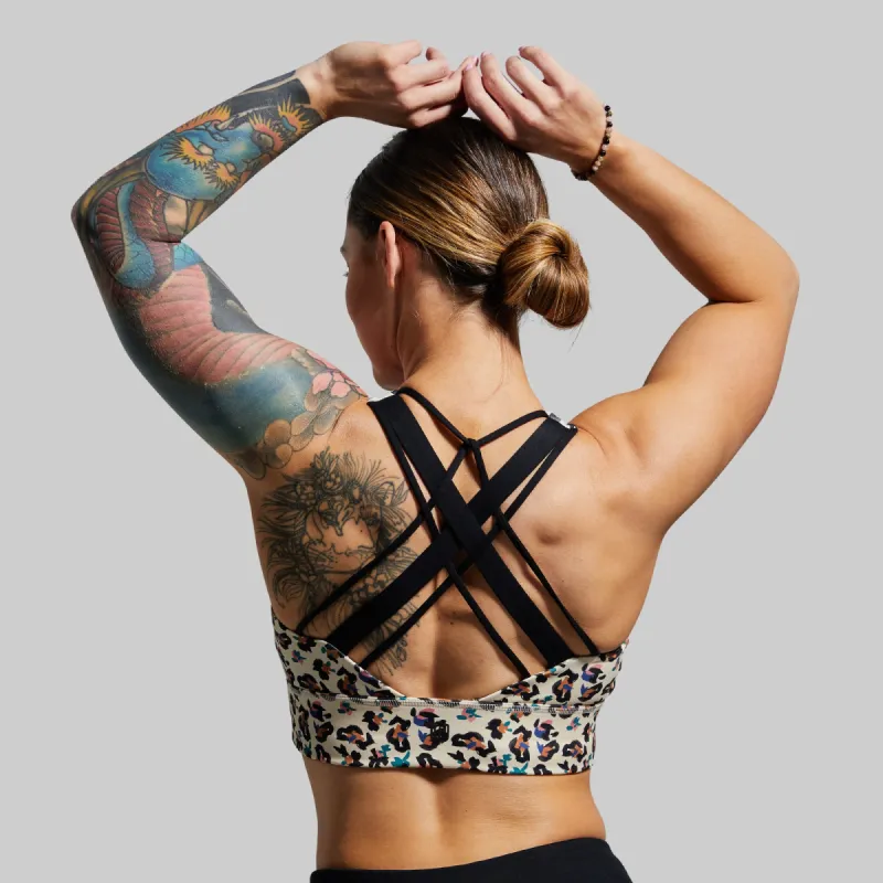 Ignite Sports Bra (Safari) sold by Born Primitive