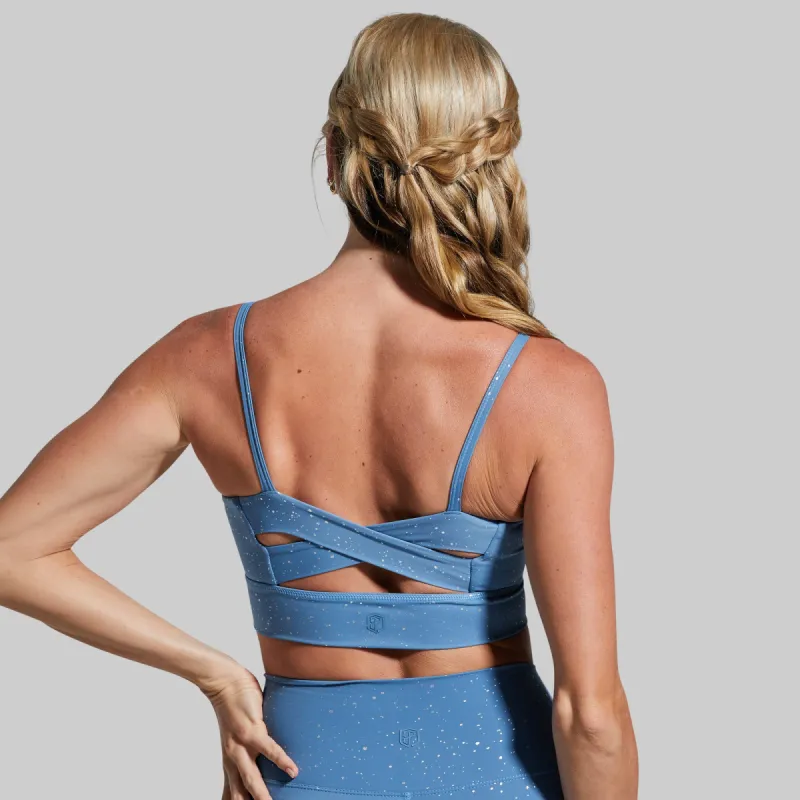 Radiance Sports Bra (Blue Heavens) sold by Born Primitive
