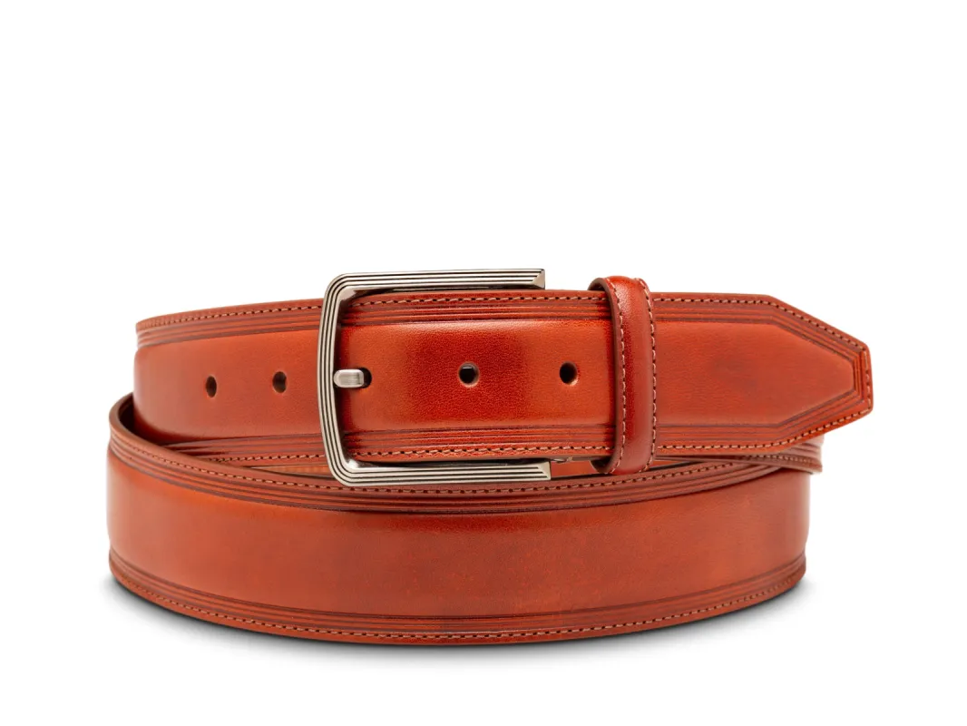 Old Leather Sorrento Belt sold by Bosca