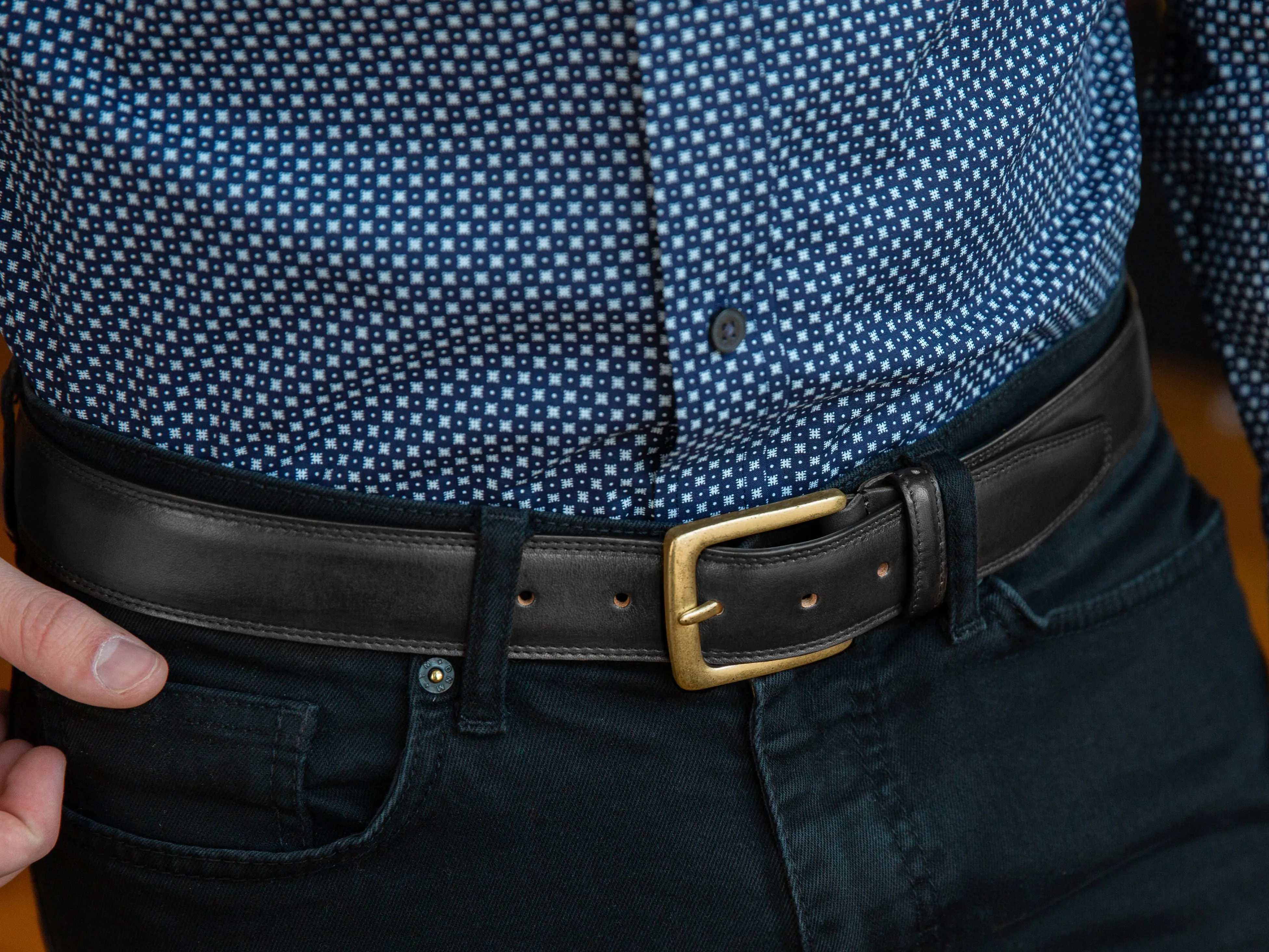 Dolce Amalfi Belt sold by Bosca product image thumbnail 2