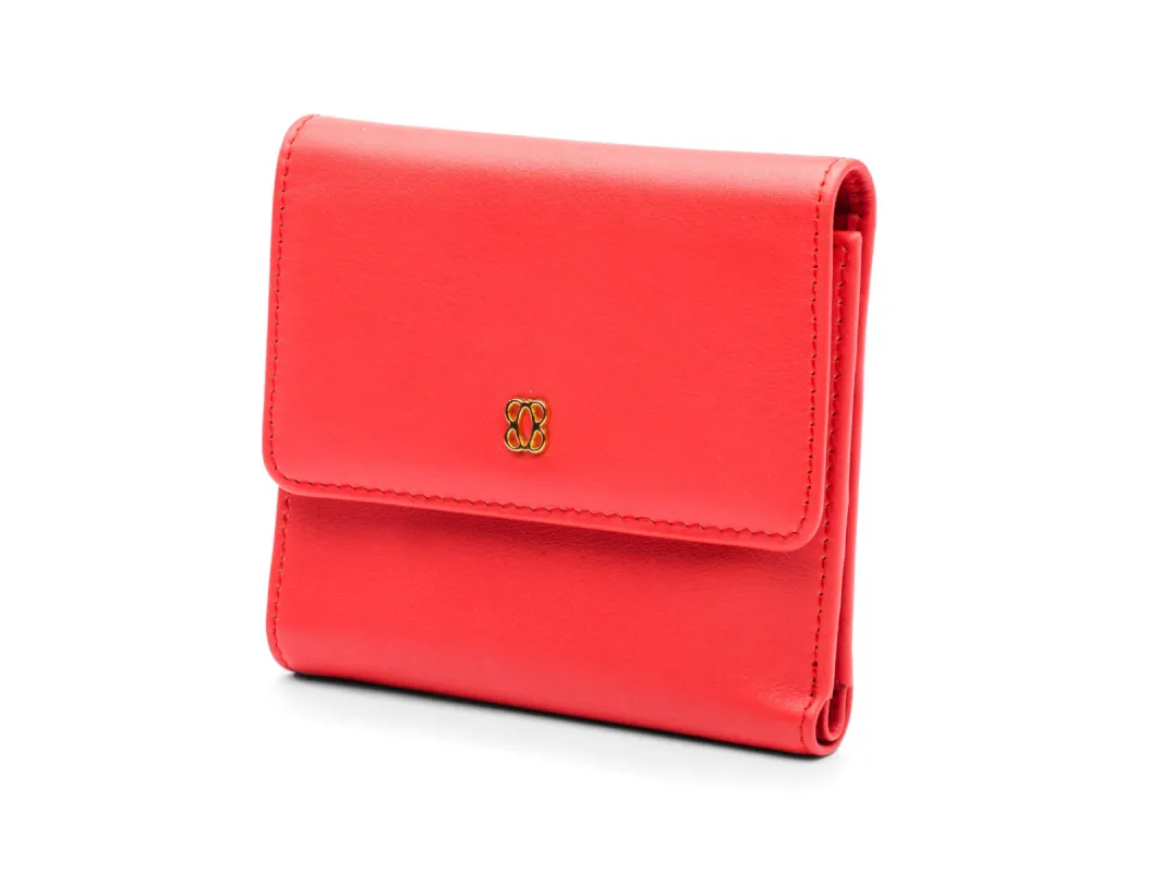 Coral Small Wallet sold by Bosca