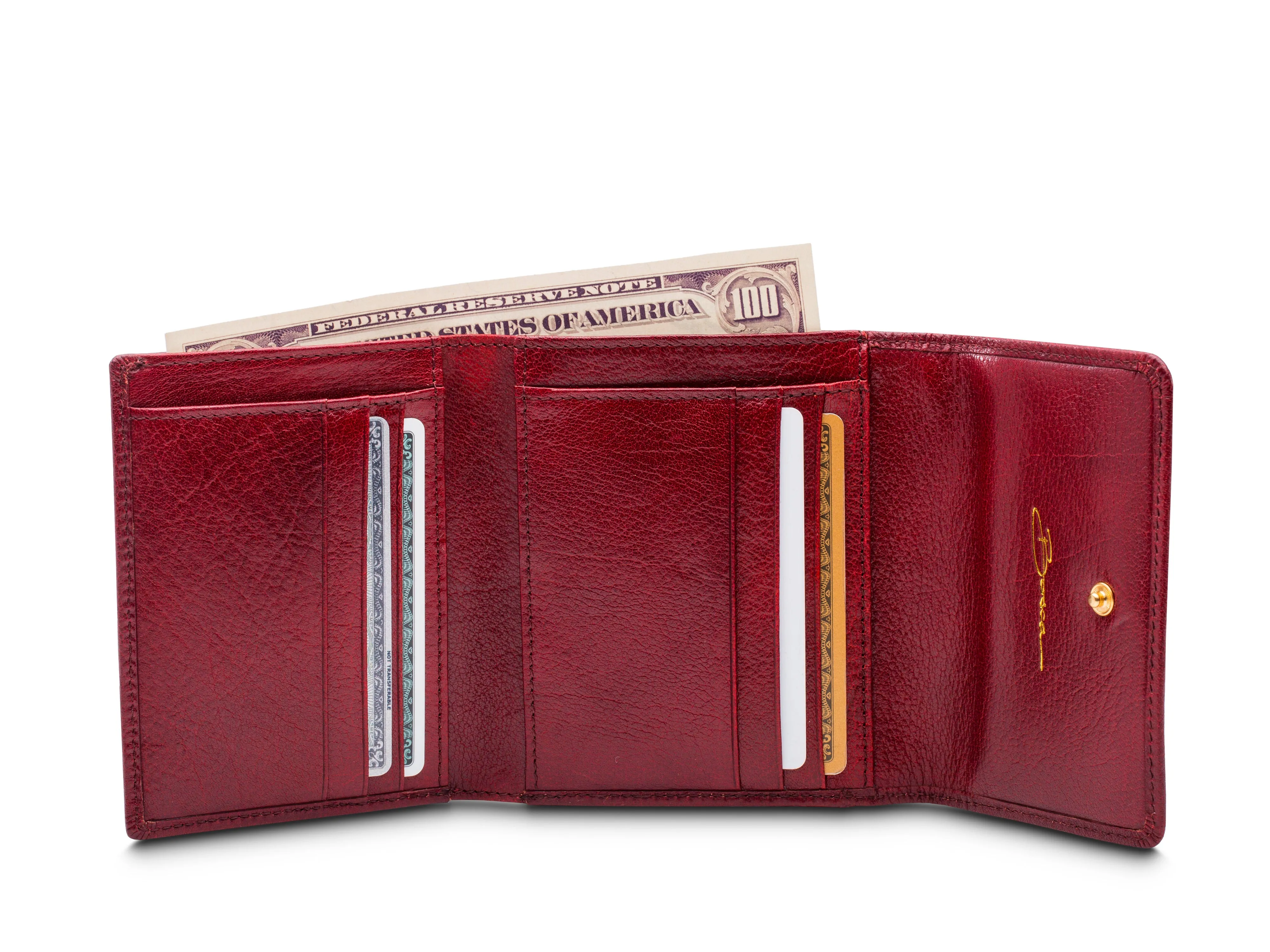 Oxblood Small Wallet sold by Bosca product image thumbnail 3