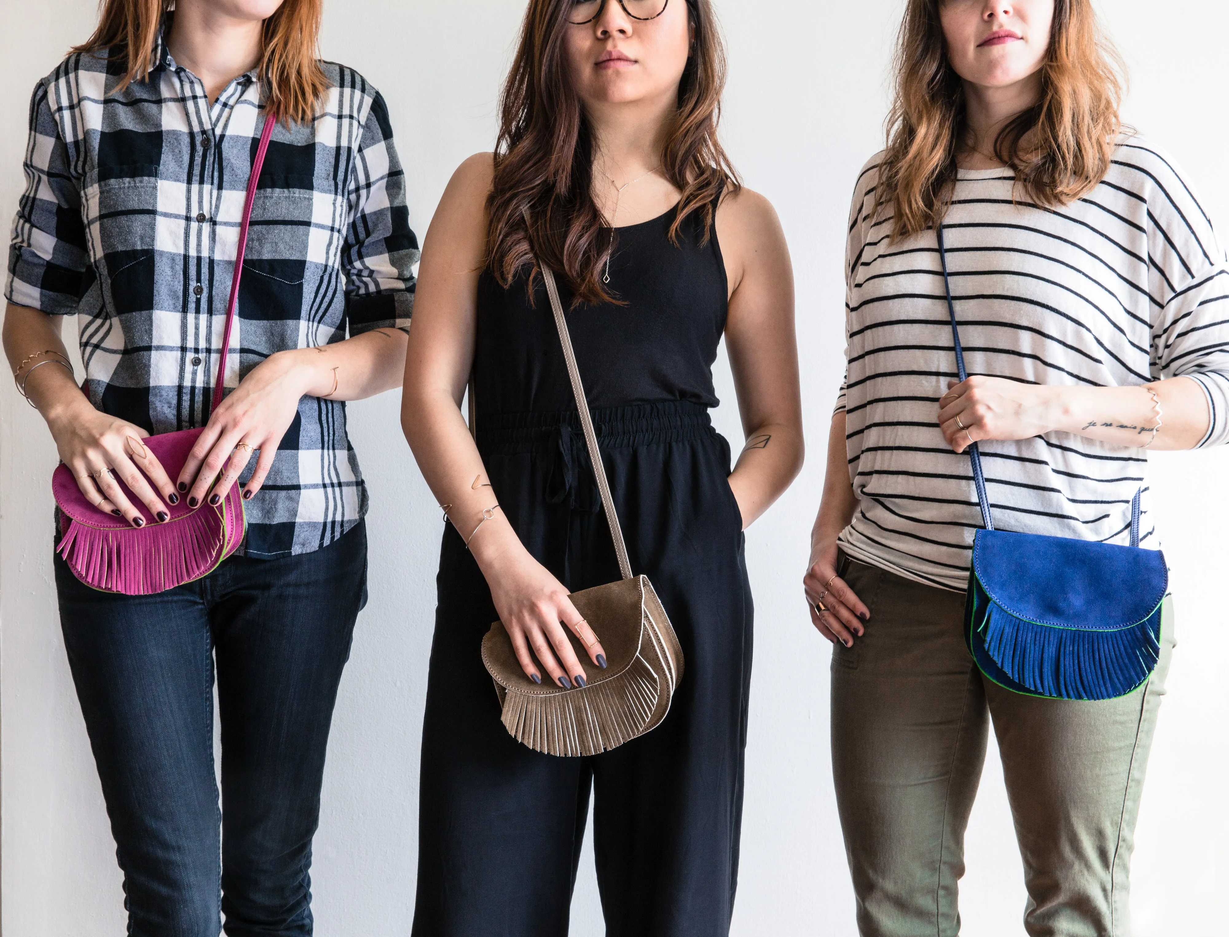 Mini Suede Valentina sold by Bosca