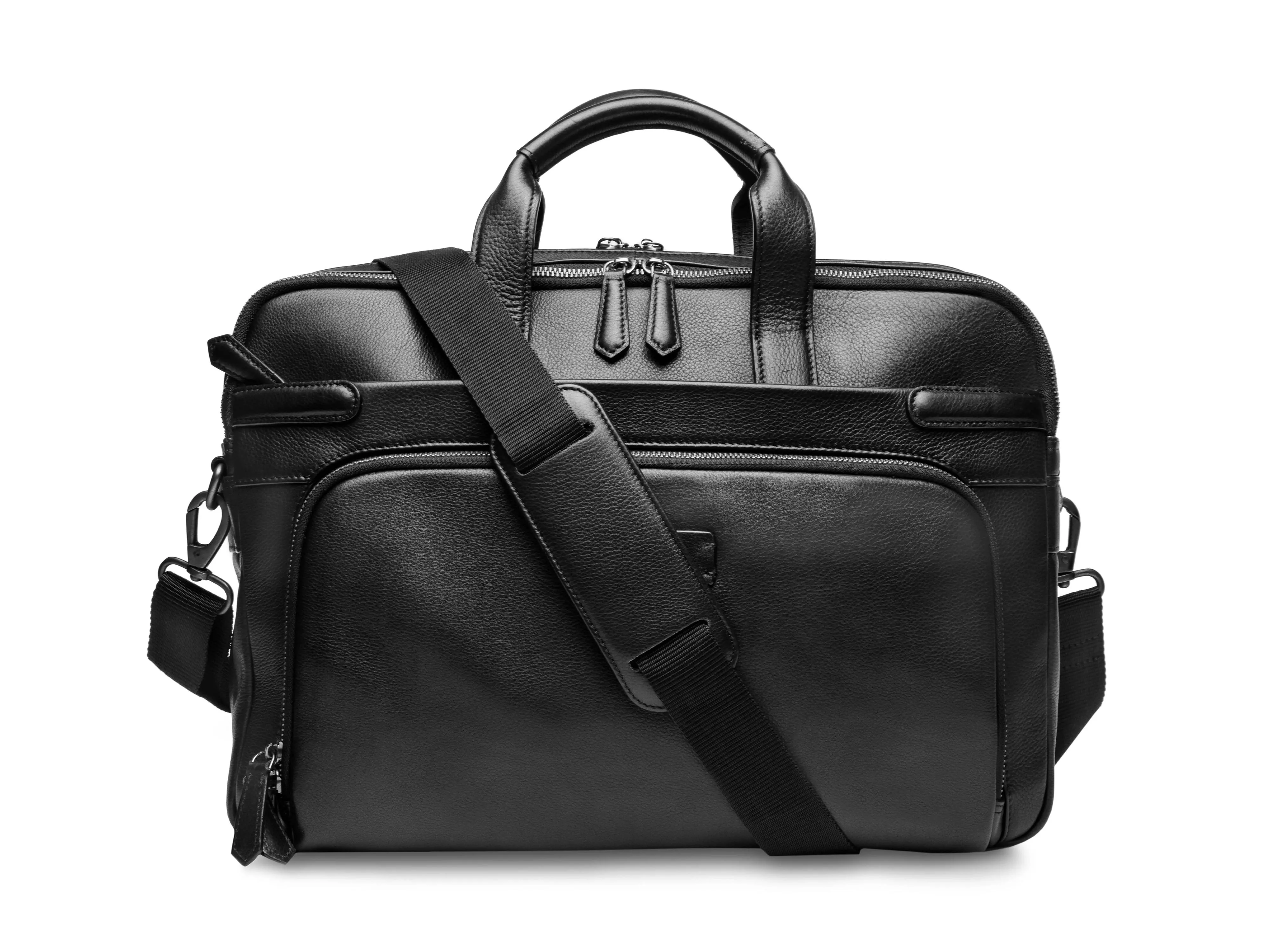 Nappa Soft Double Zip Brief Bag sold by Bosca