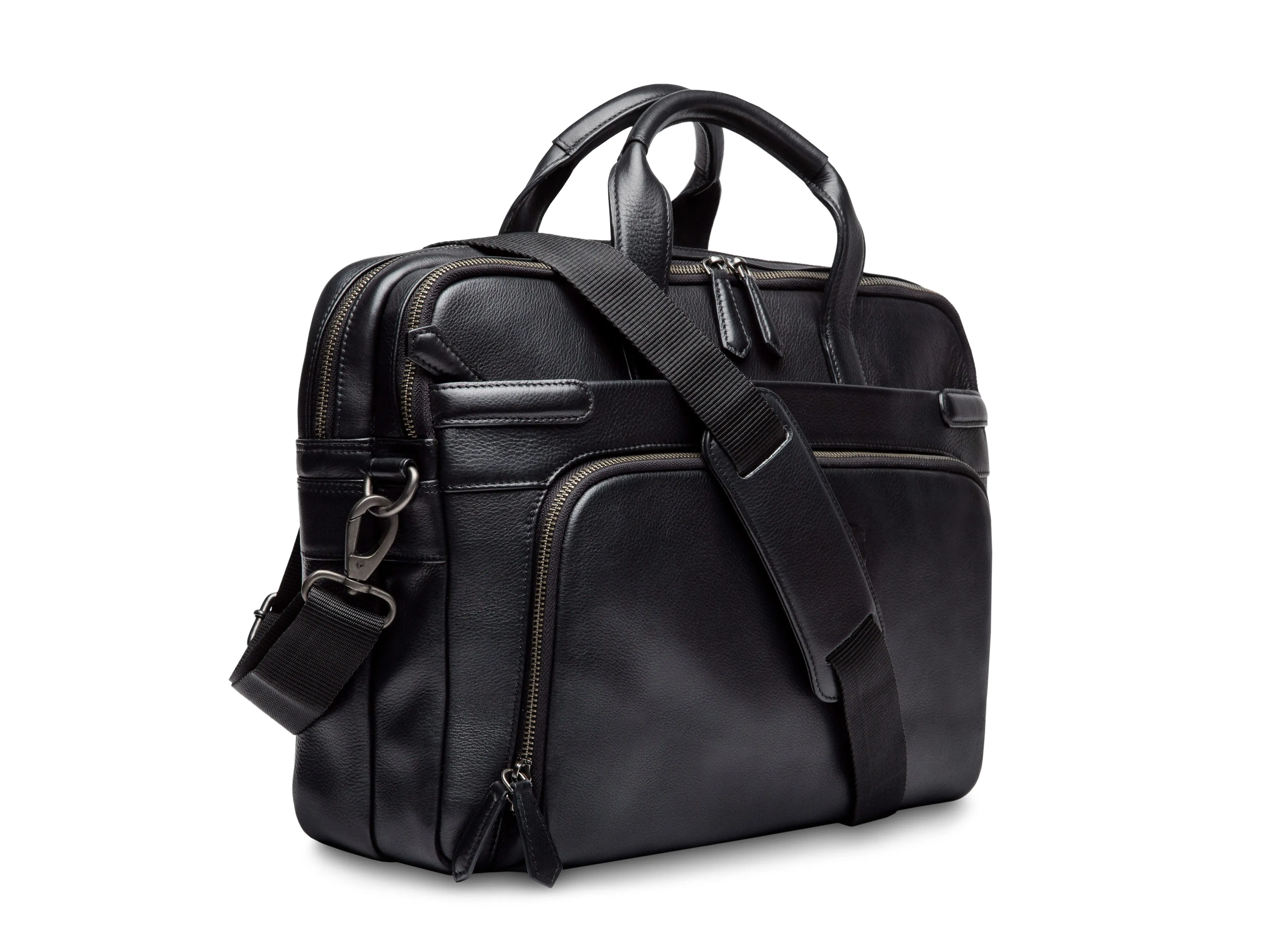 Nappa Soft Double Zip Brief Bag sold by Bosca product image thumbnail 5