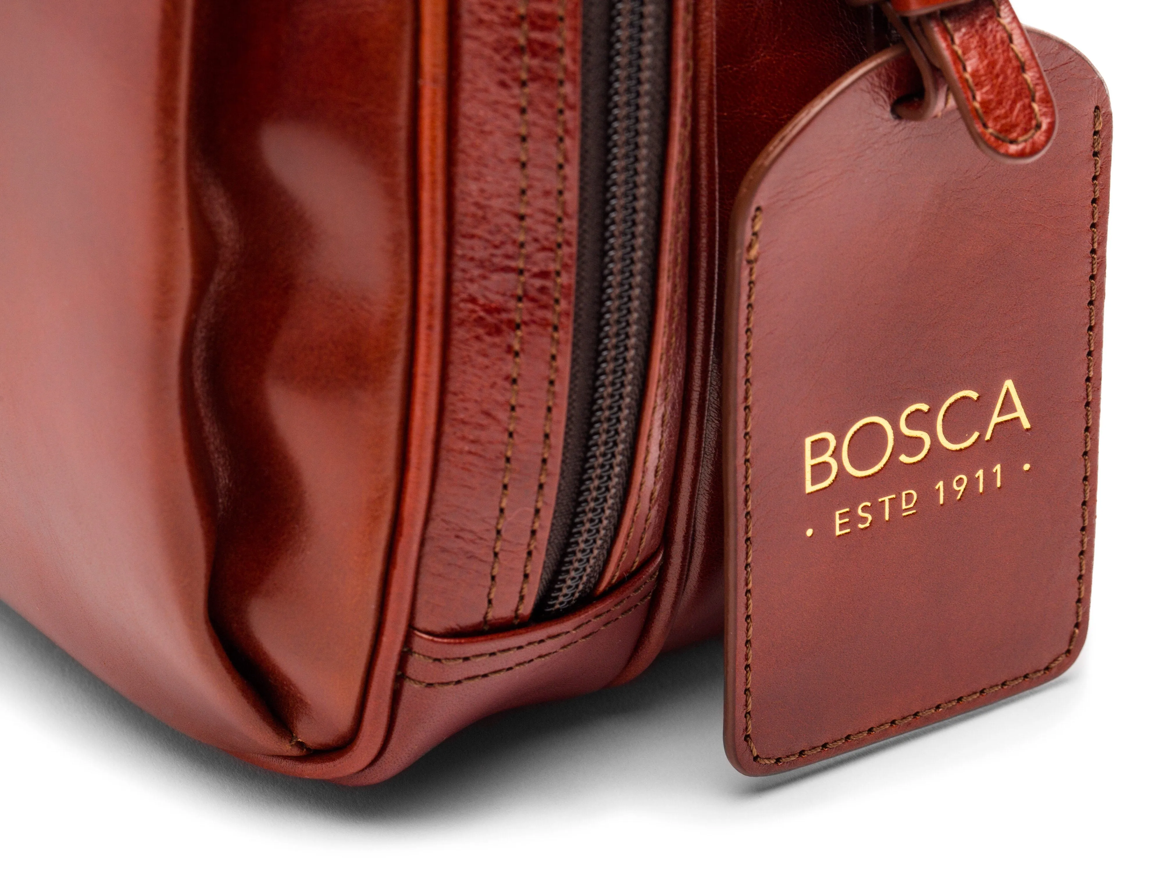 Old Leather Stringer Bag sold by Bosca product image thumbnail 3