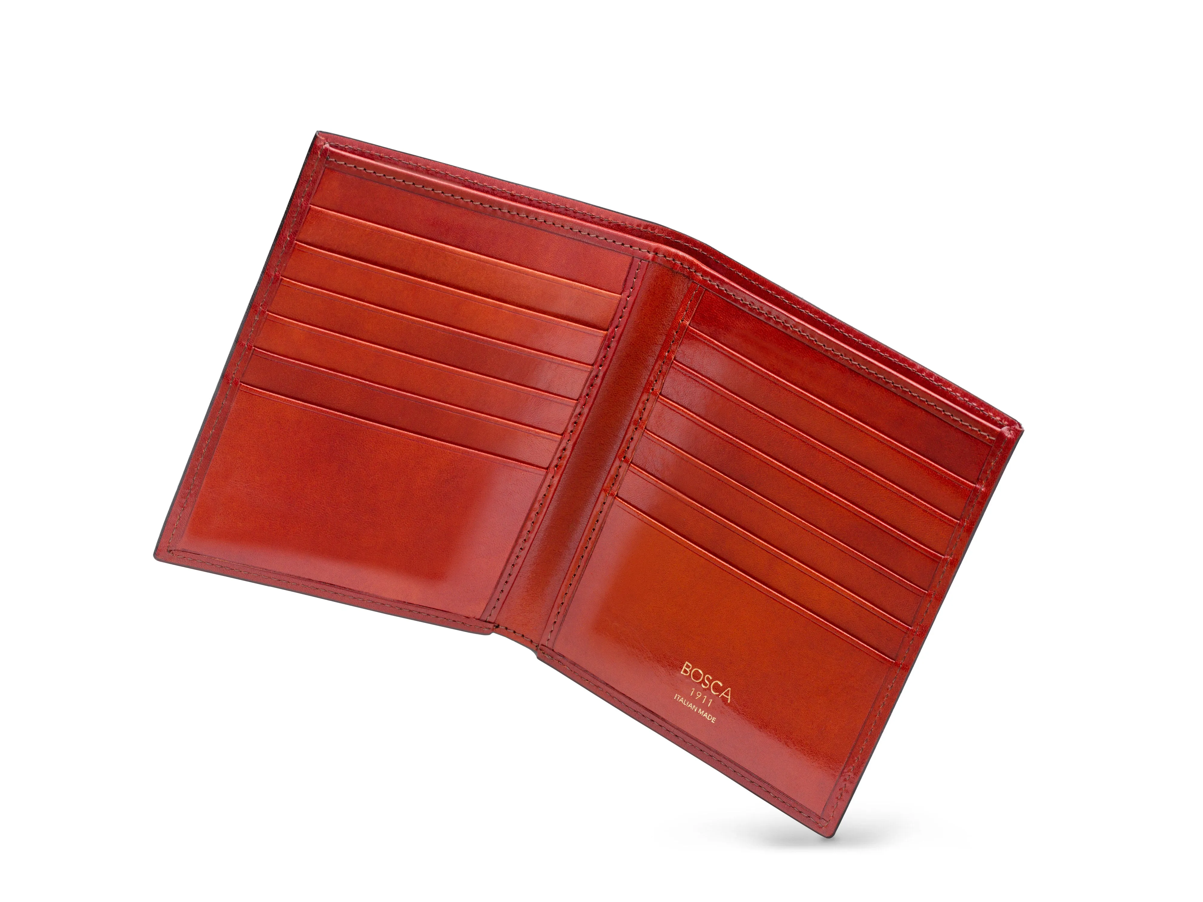 Old Leather Italia 12 Pocket Credit Wallet sold by Bosca product image thumbnail 5