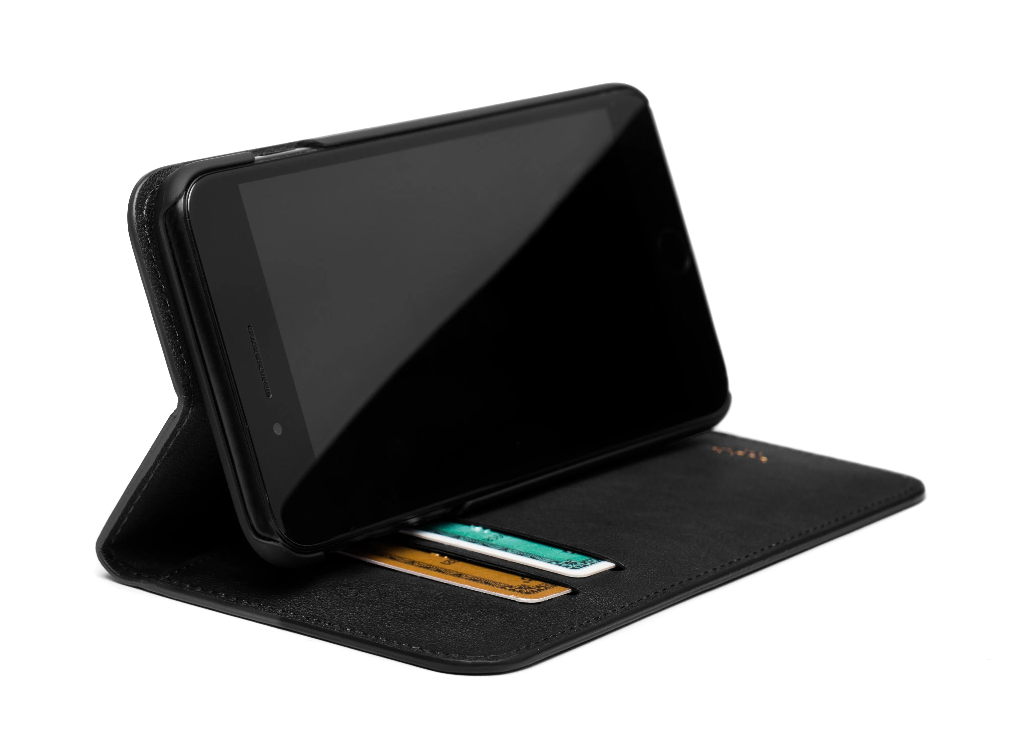 Napoli Nappa iPhone 8+ Flip Case with Cards Inside sold by Bosca product image thumbnail 4