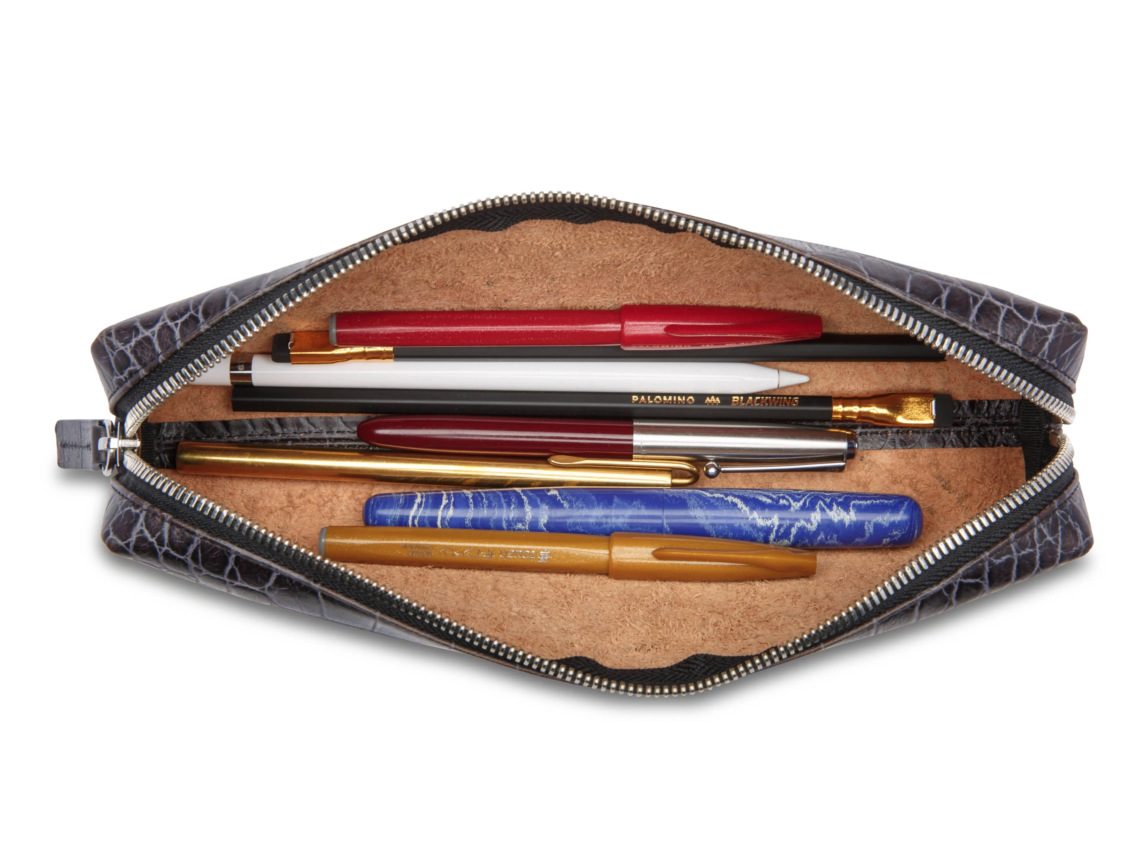 Vintage Crocco Pencil Pouch sold by Bosca product image thumbnail 2