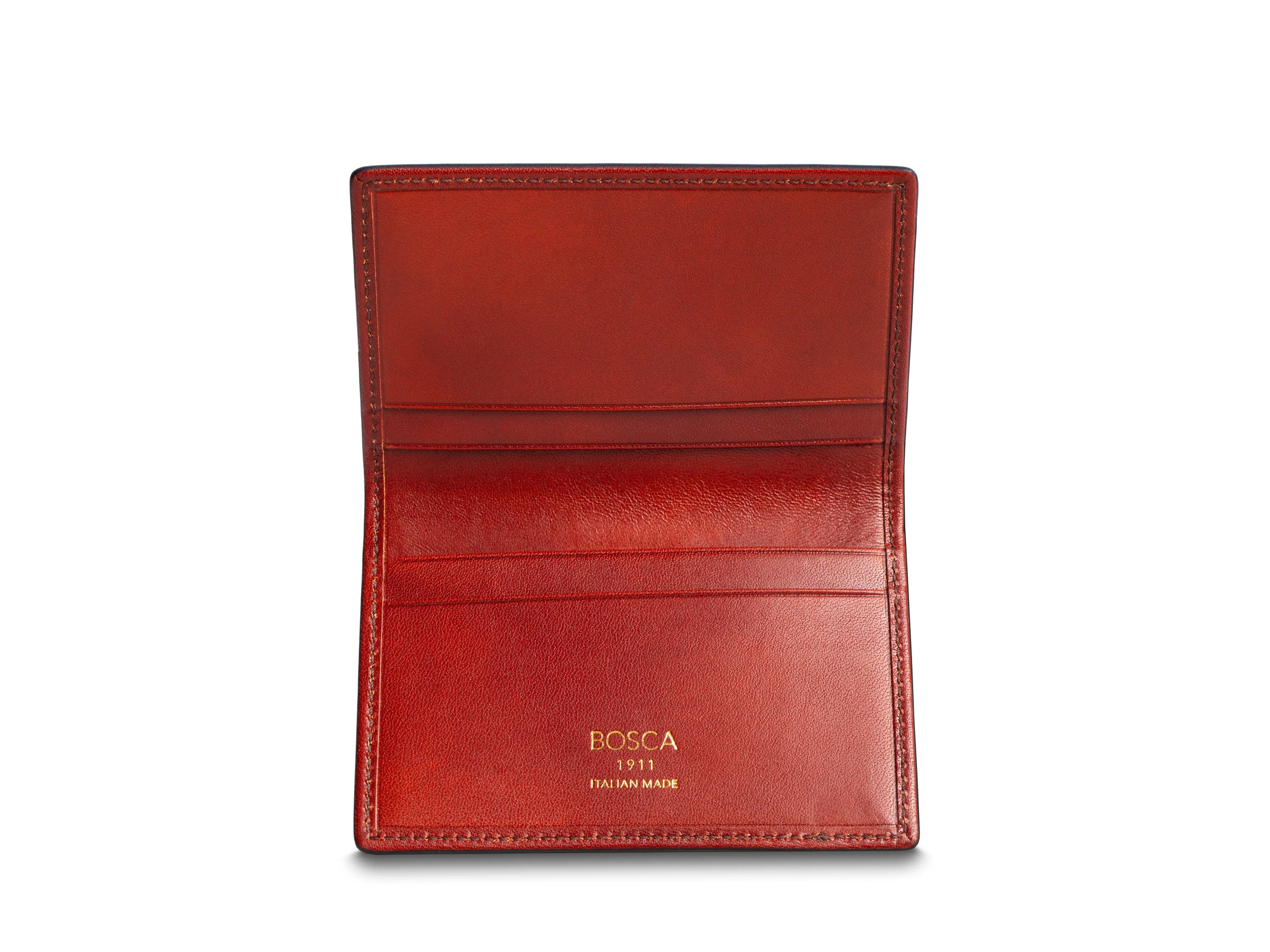 Smoked Old Leather Calling Card Case sold by Bosca product image thumbnail 5