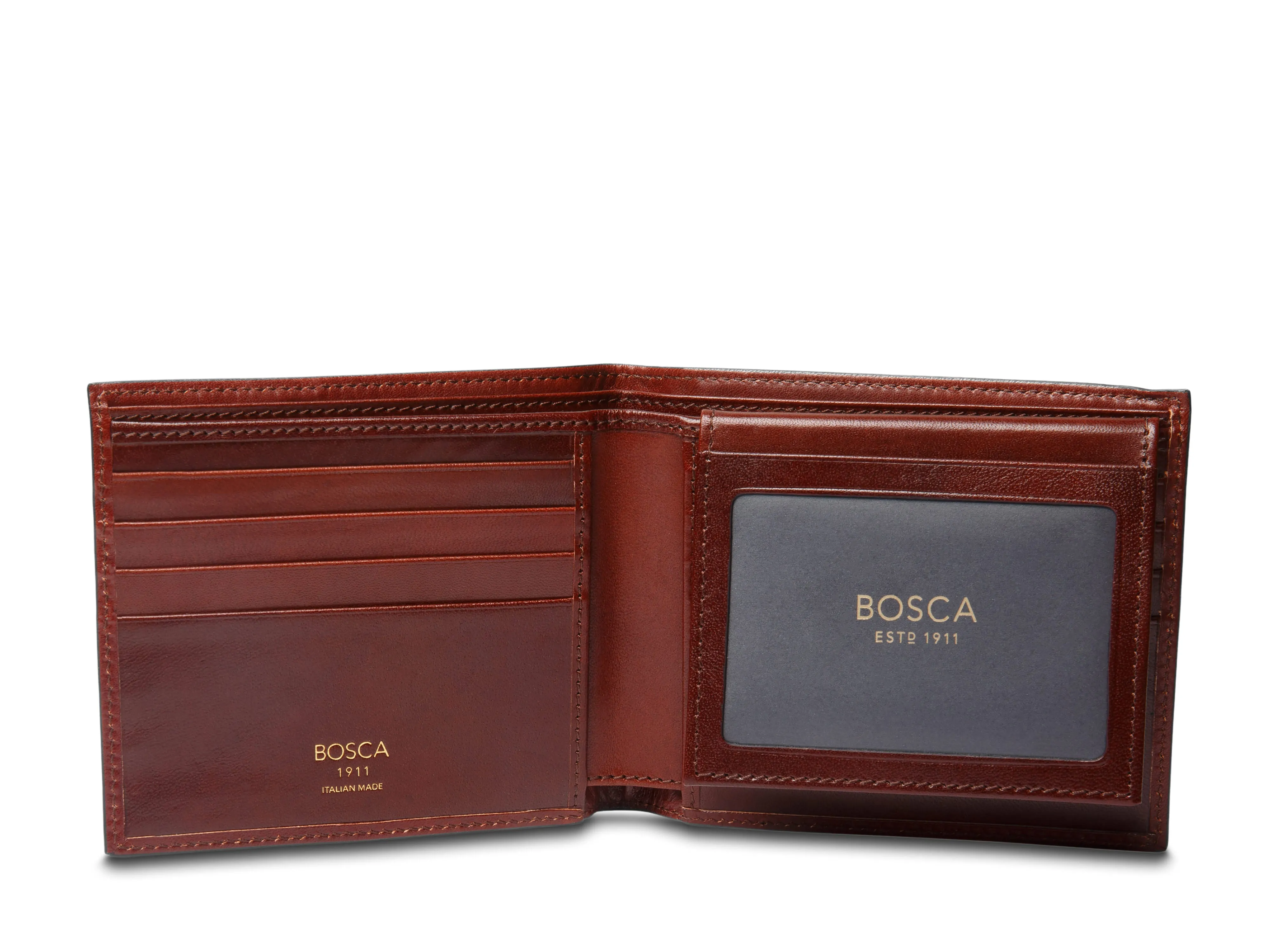 Old Leather Italia Euro Credit Wallet w/I.D. Passcase - RFID sold by Bosca product image thumbnail 4
