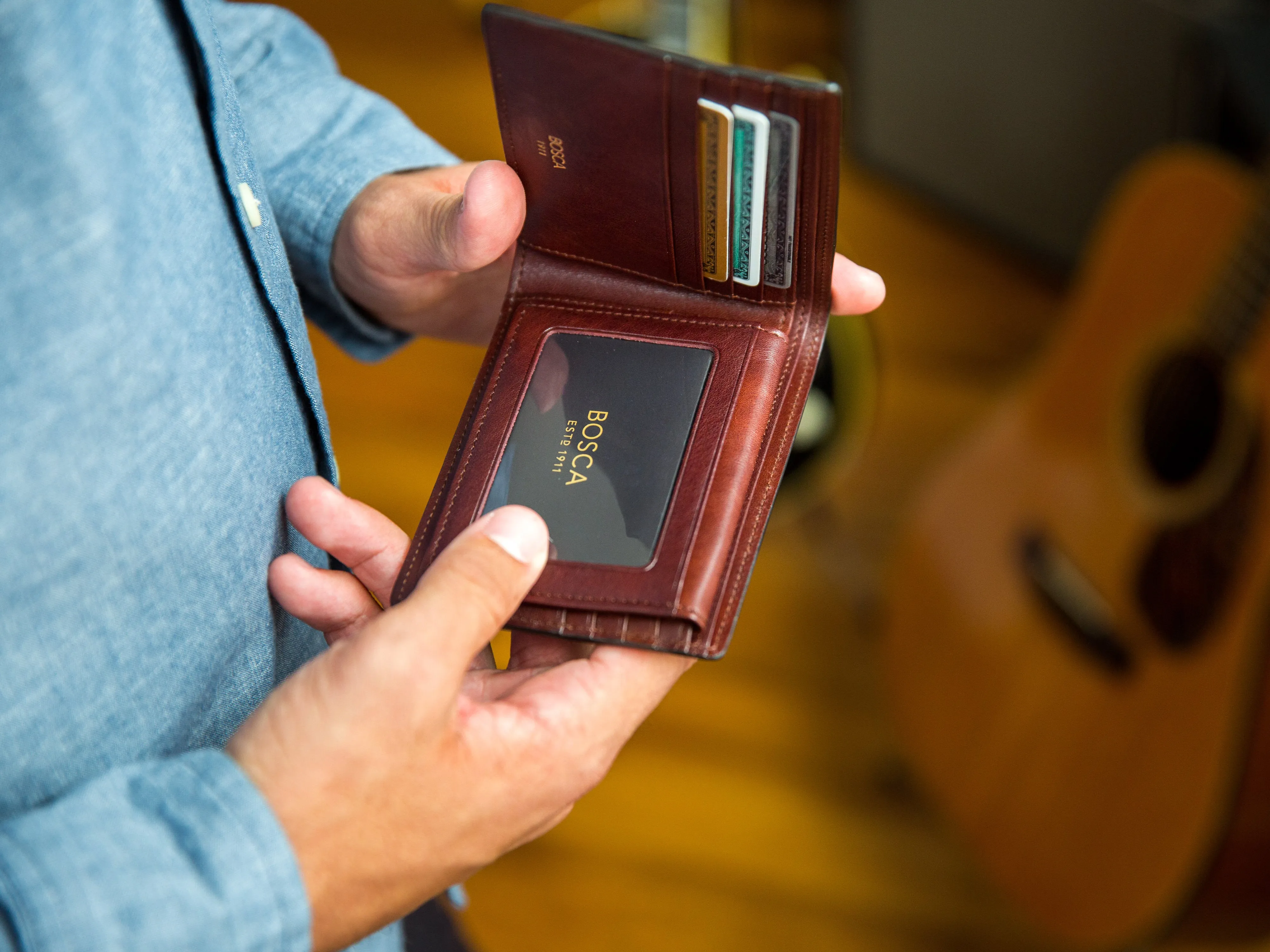 Dolce Credit Wallet w/I.D. Passcase sold by Bosca product image thumbnail 2