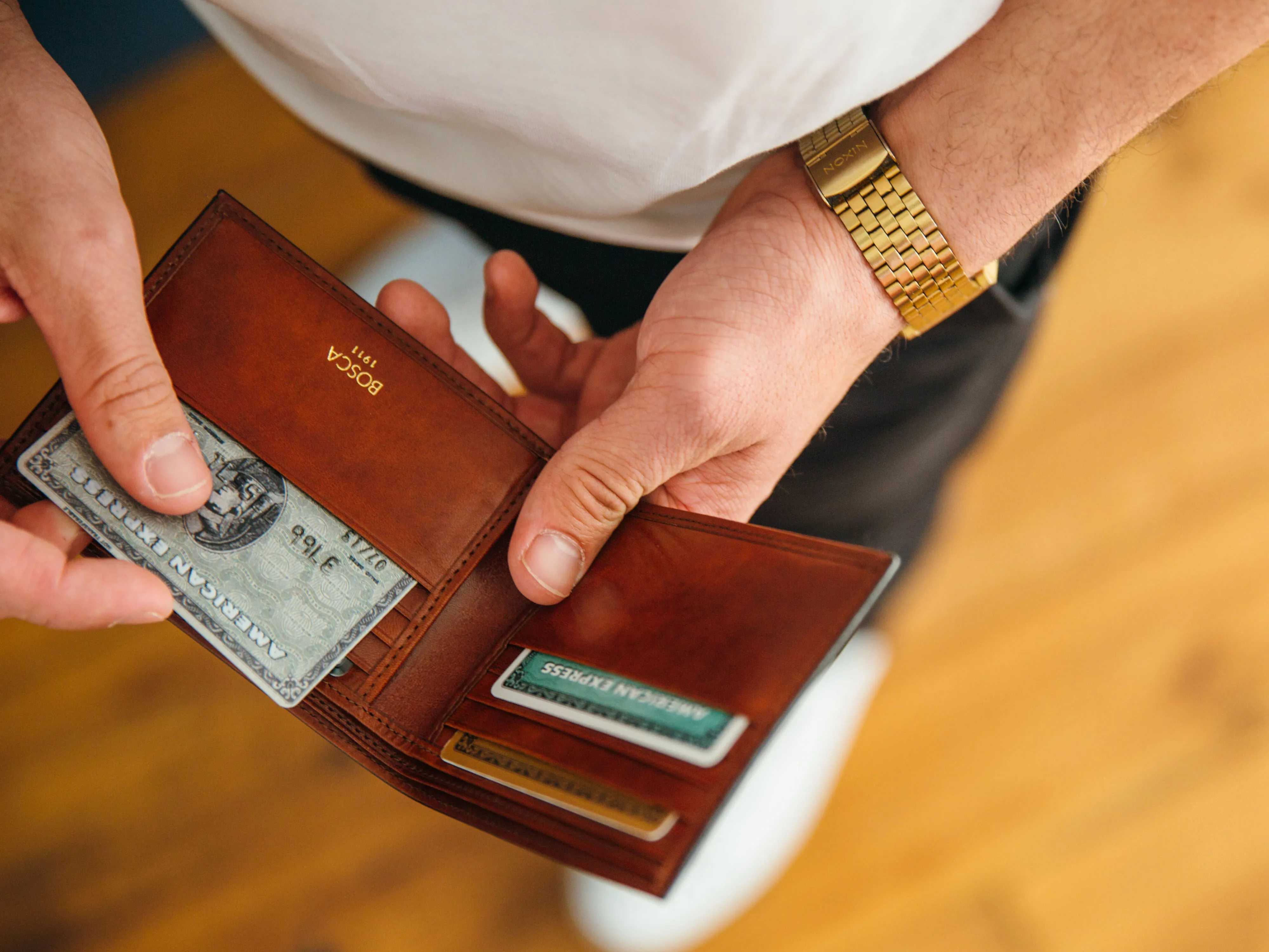 Old Leather 8 Pocket Wallet sold by Bosca product image thumbnail 2