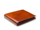 Old Leather Italia Bifold With Card / I.D. Flap sold by Bosca